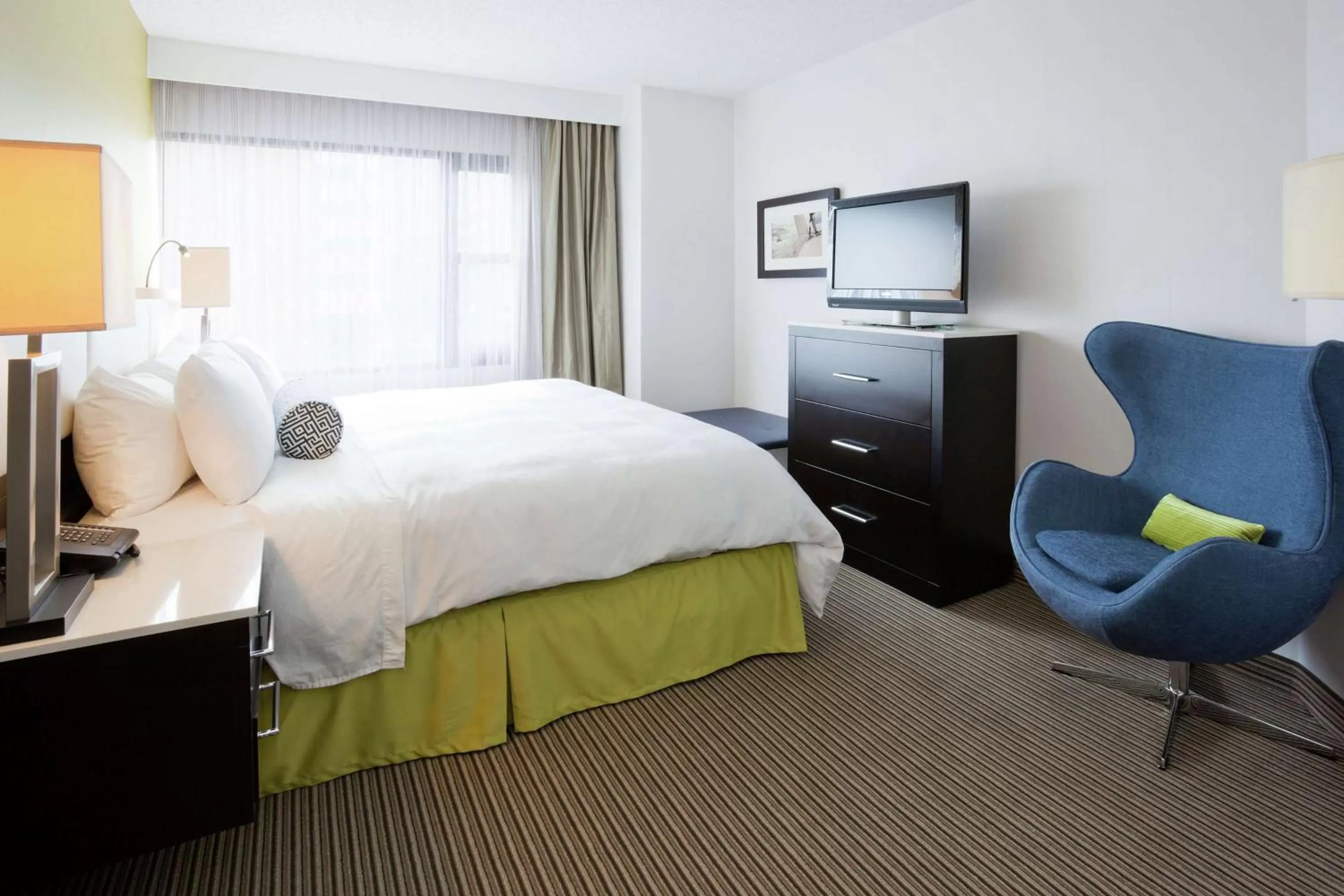 King Suite with Harbor View in The Hollis Halifax - a DoubleTree Suites by Hilton