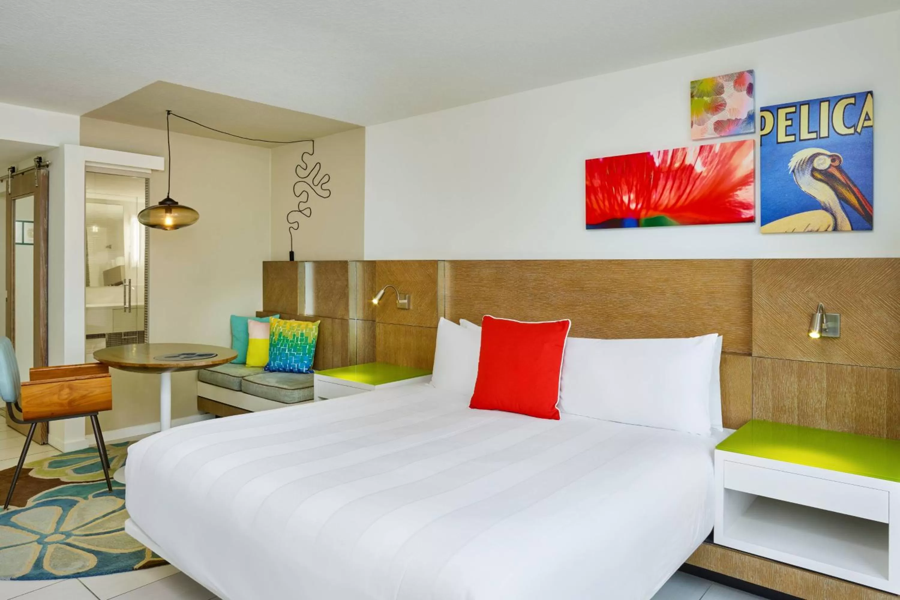 Art Deco King Room with Adapted Tub - Mobility and Hearing Access in Royal Palm South Beach Miami, a Tribute Portfolio Resort