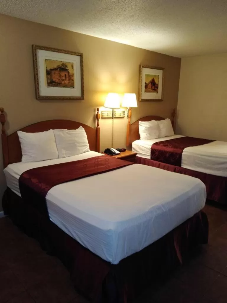 Standard Room with Two Double Beds - Non-Smoking in Knights Inn San Antonio near AT&T Center