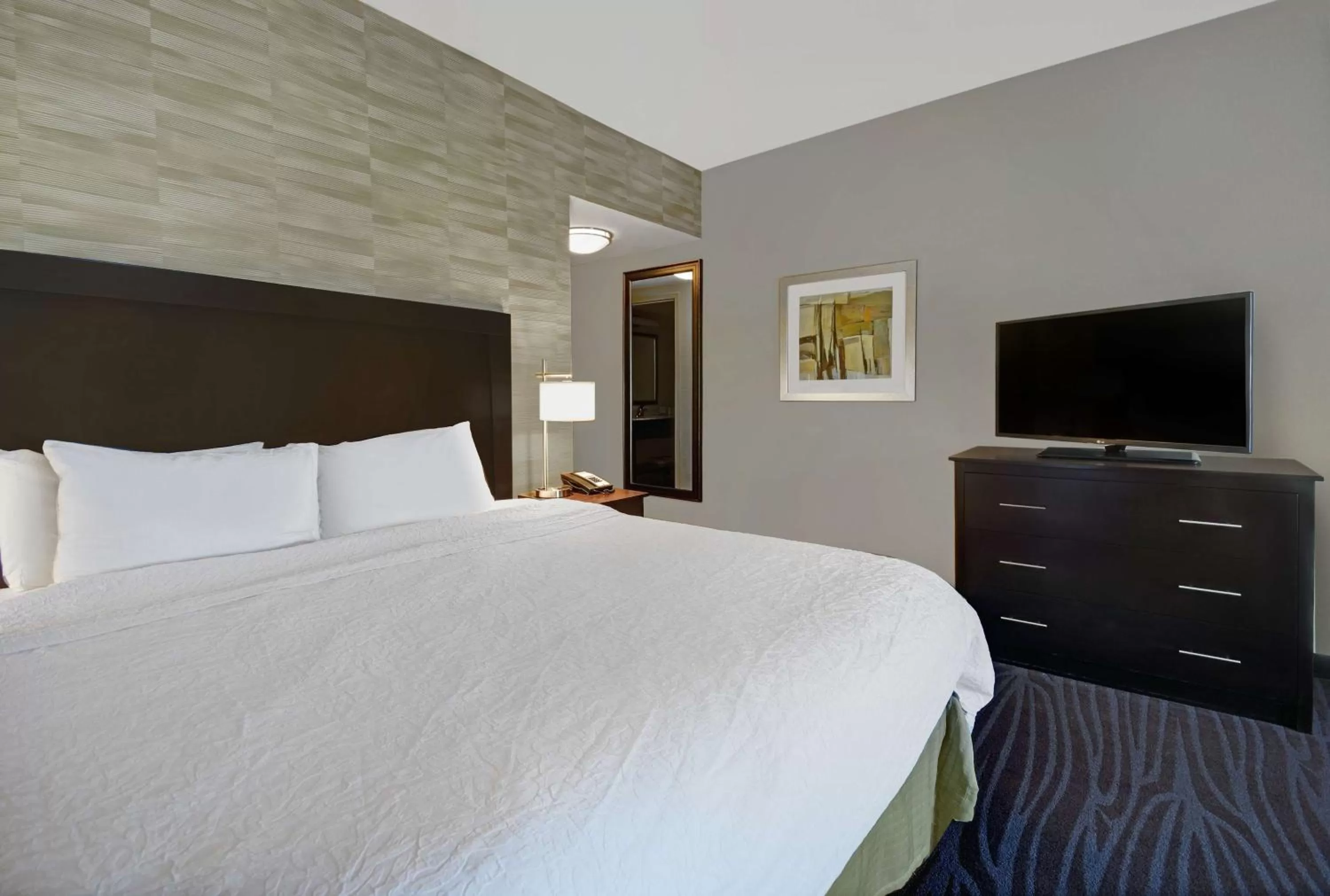King Studio Suite in Hampton Inn and Suites Robbinsville