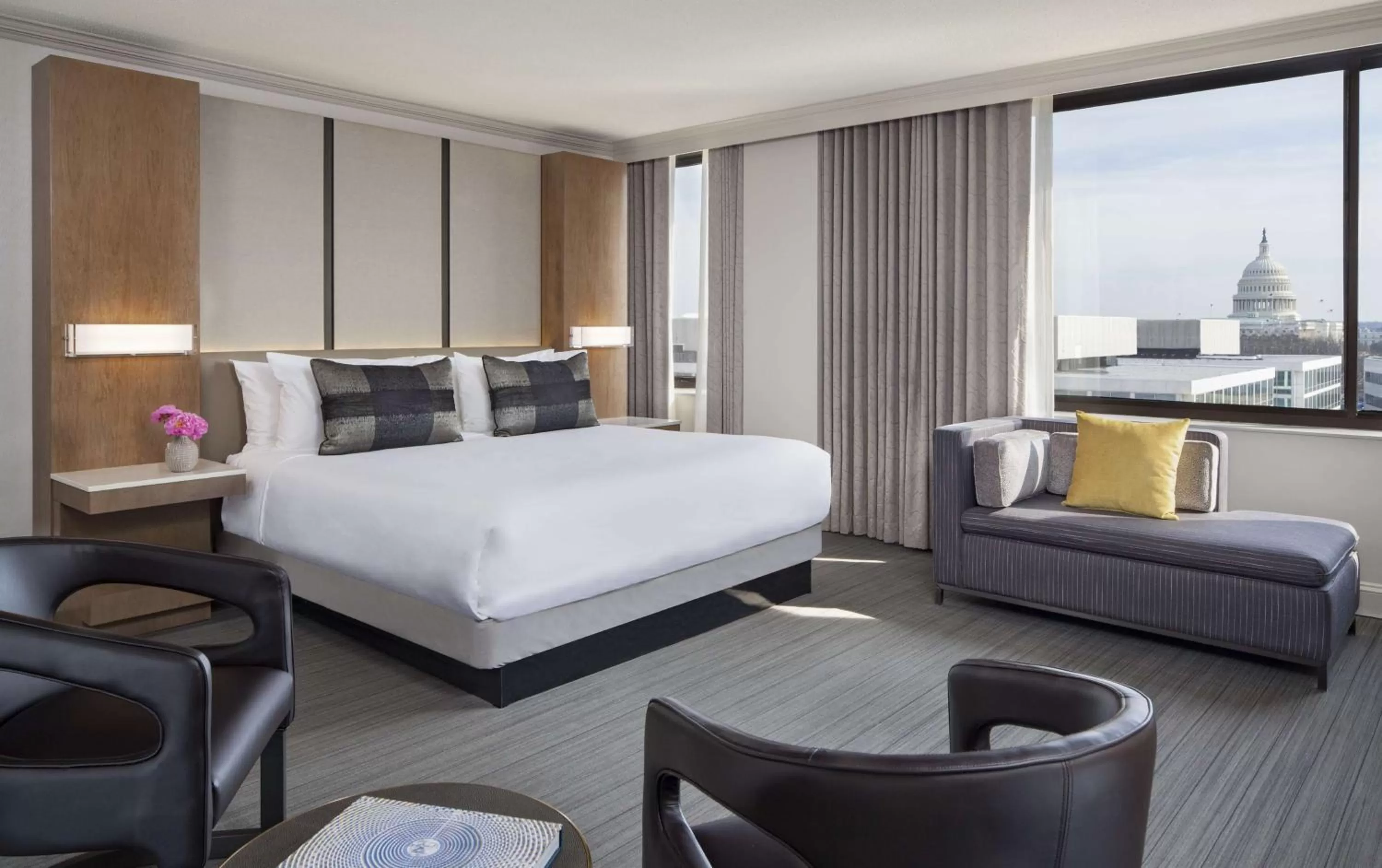 King Room with View in Hilton Washington DC Capitol Hill
