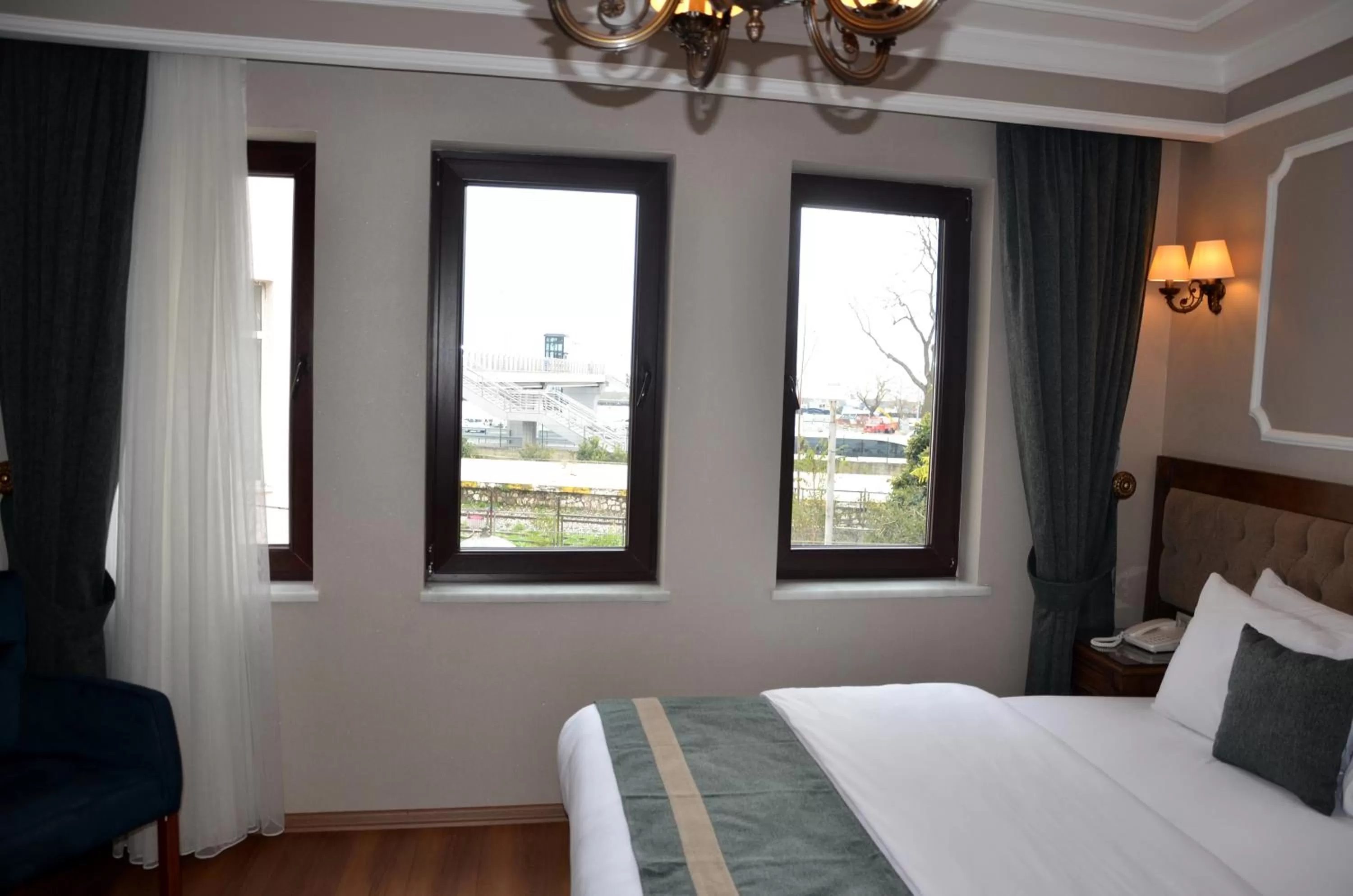 Deluxe Double Room with Partial Sea View in Ahmet Efendi Konağı