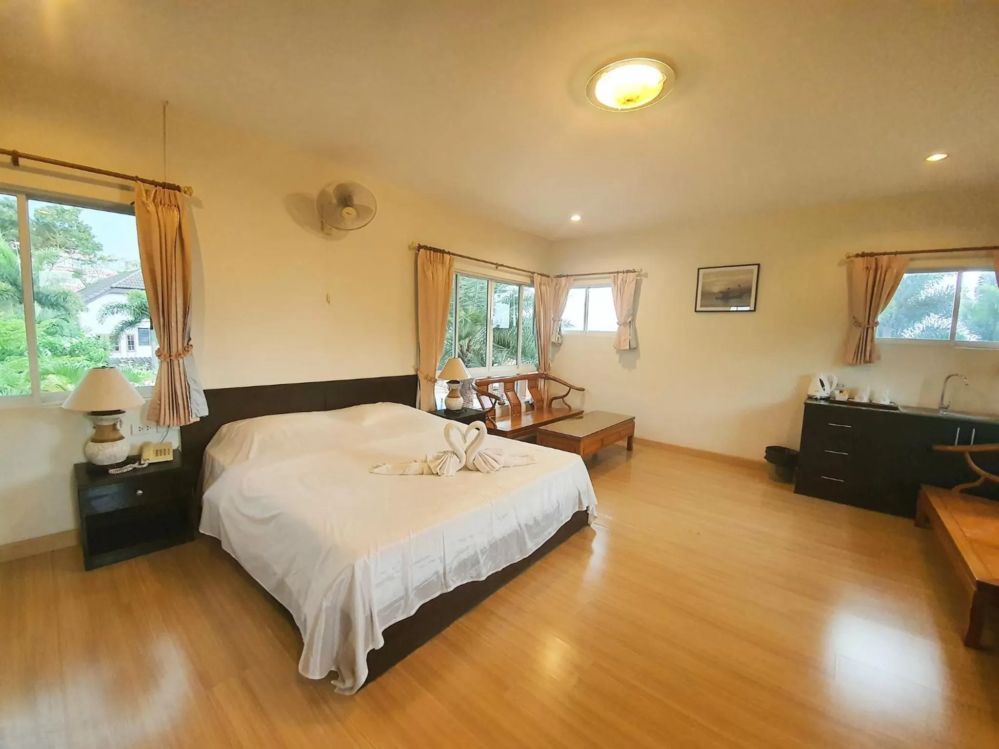 Family Room with Garden View in Serene Sands Health Resort