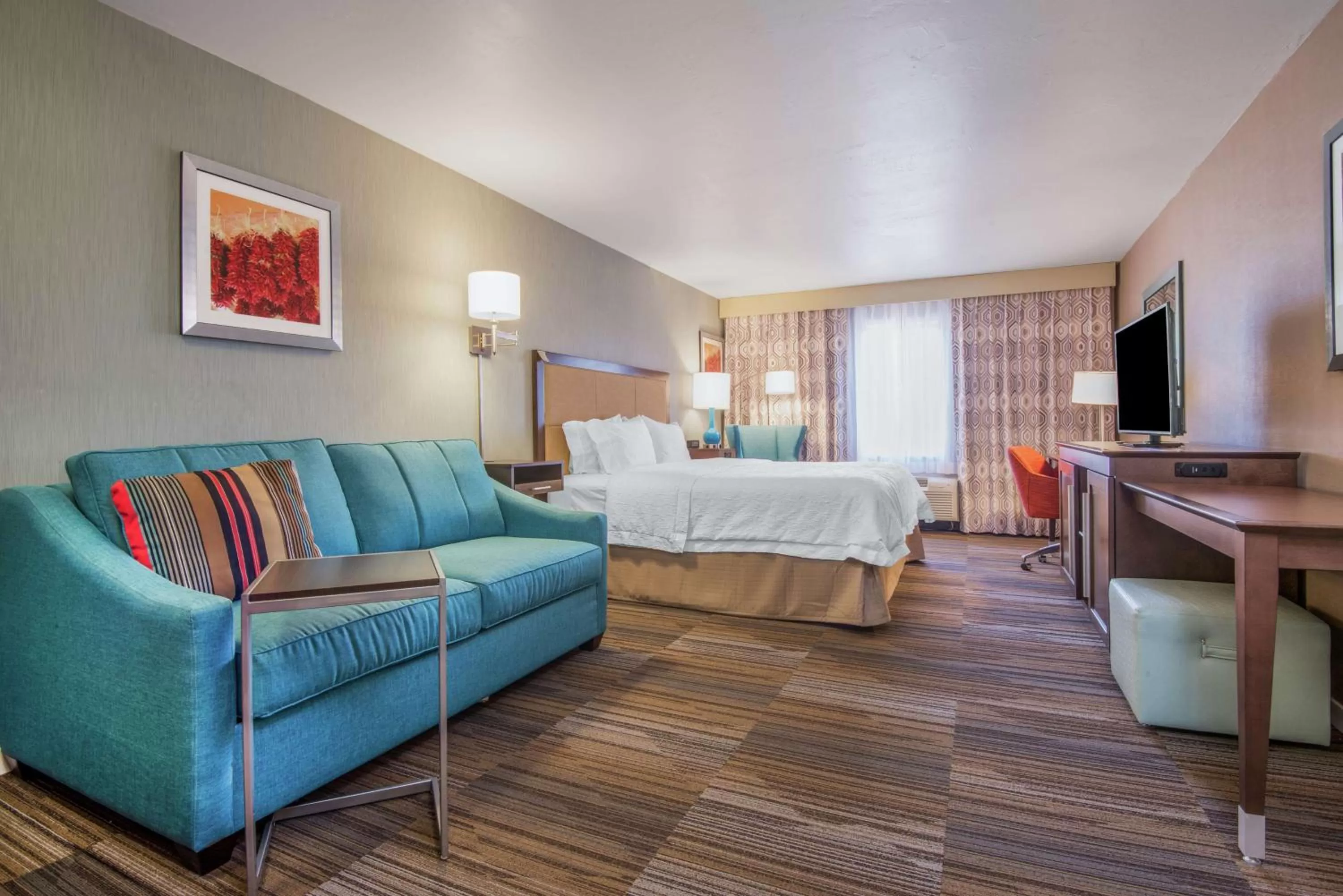 King Room with Sofa Bed - Hearing Accessible/Non-Smoking in Hampton Inn & Suites Los Alamos