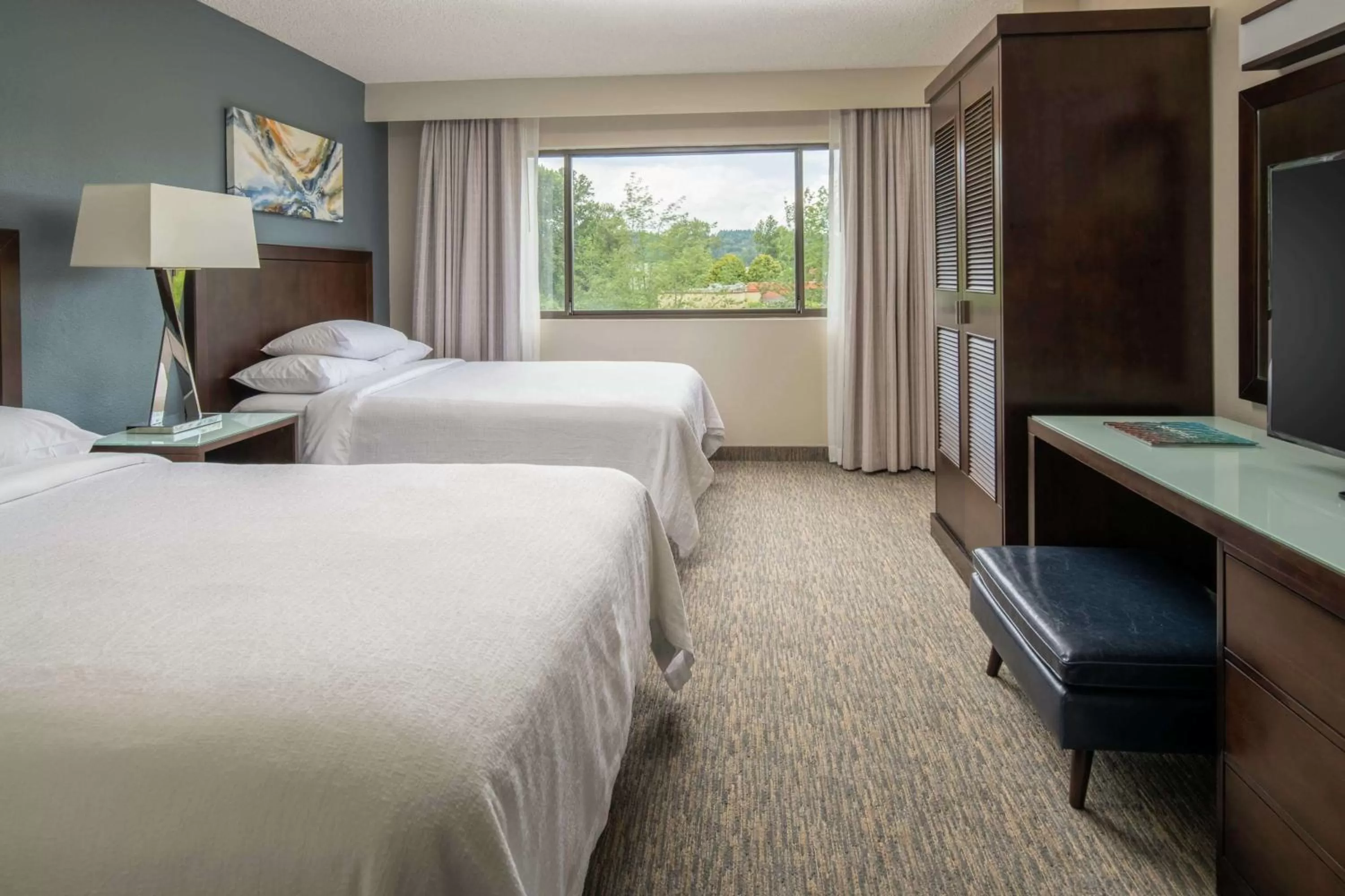 Suite with Two Double Beds and Sofa Bed in Embassy Suites By Hilton Seattle - Tacoma International Airport
