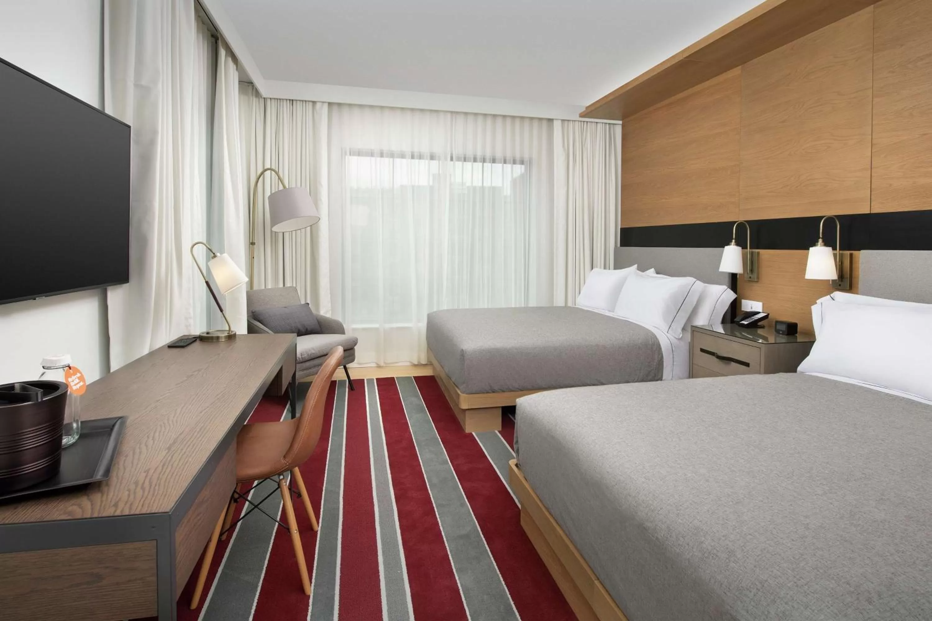 Queen Room with Two Queen Beds - Mobility and Hearing Access in Canopy By Hilton Ithaca Downtown