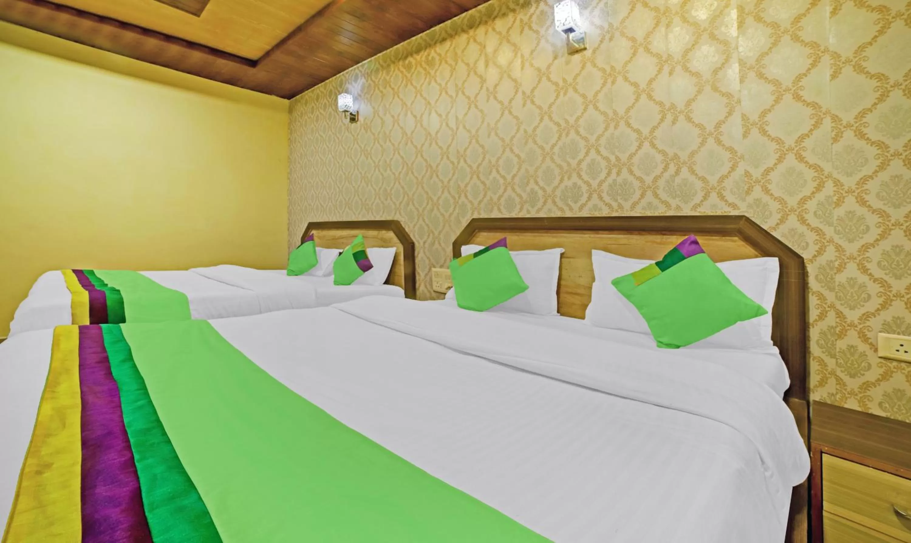 Spacious Premium Room with Balcony in Treebo Balaji Excellency with Pool & Spa