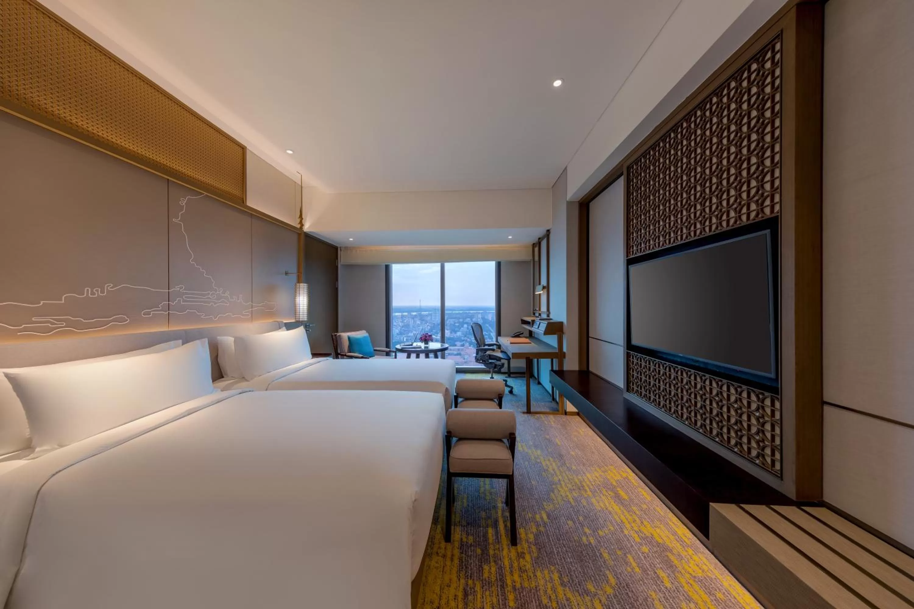 Pacific Club Twin Room in Pan Pacific Yangon