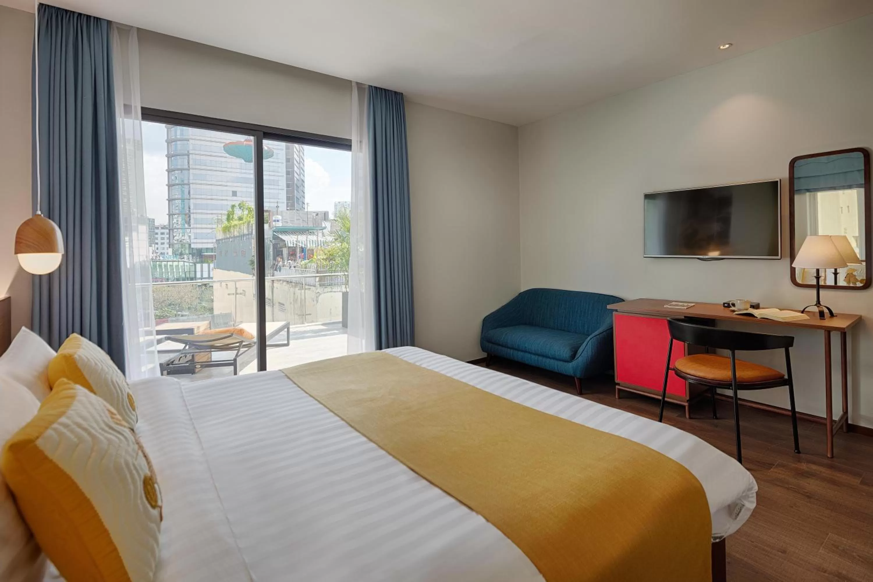 Junior Suite with Terrace in Little Saigon Boutique Hotel