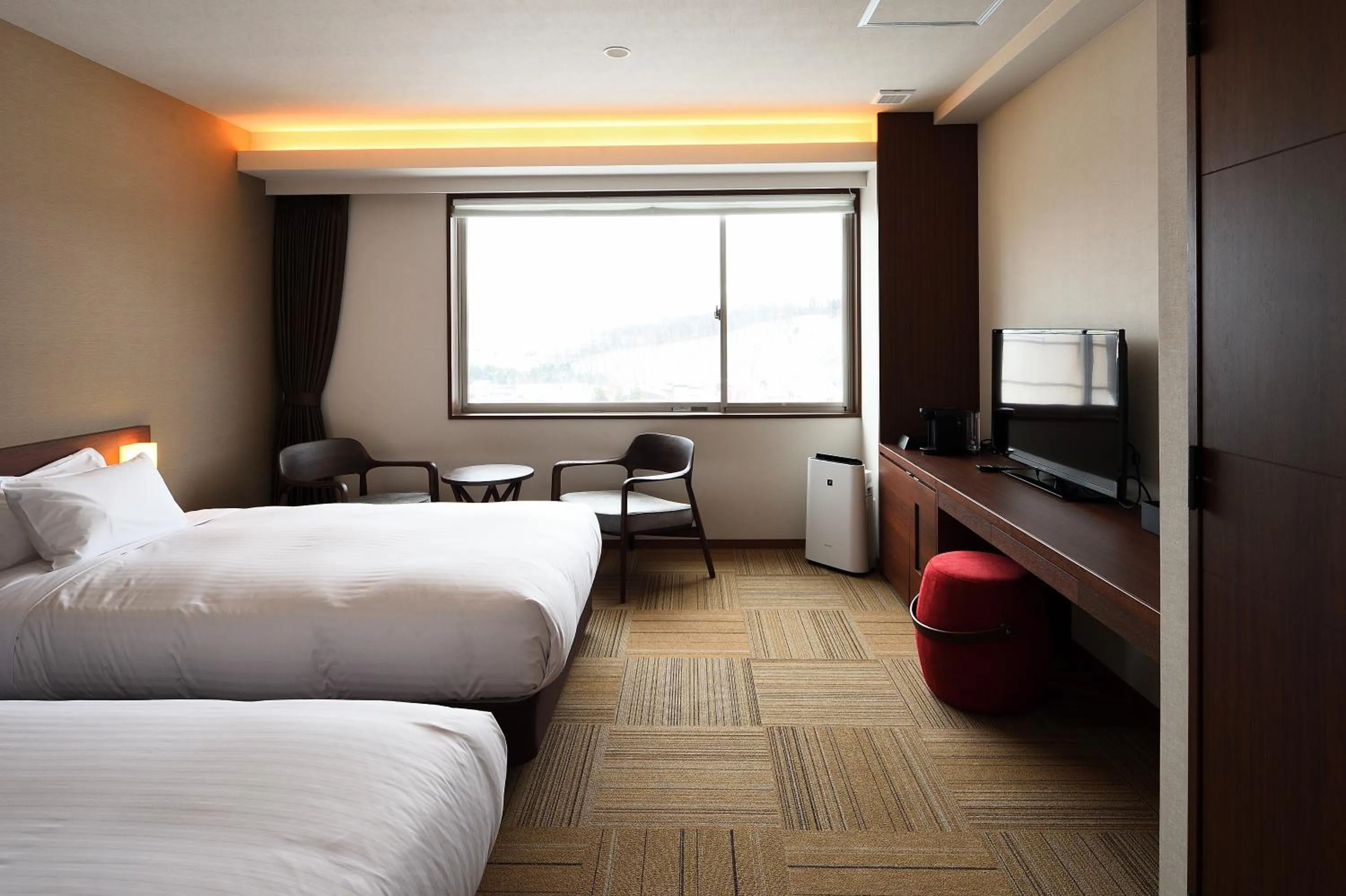 Superior Twin Room in Hotel Munin Furano