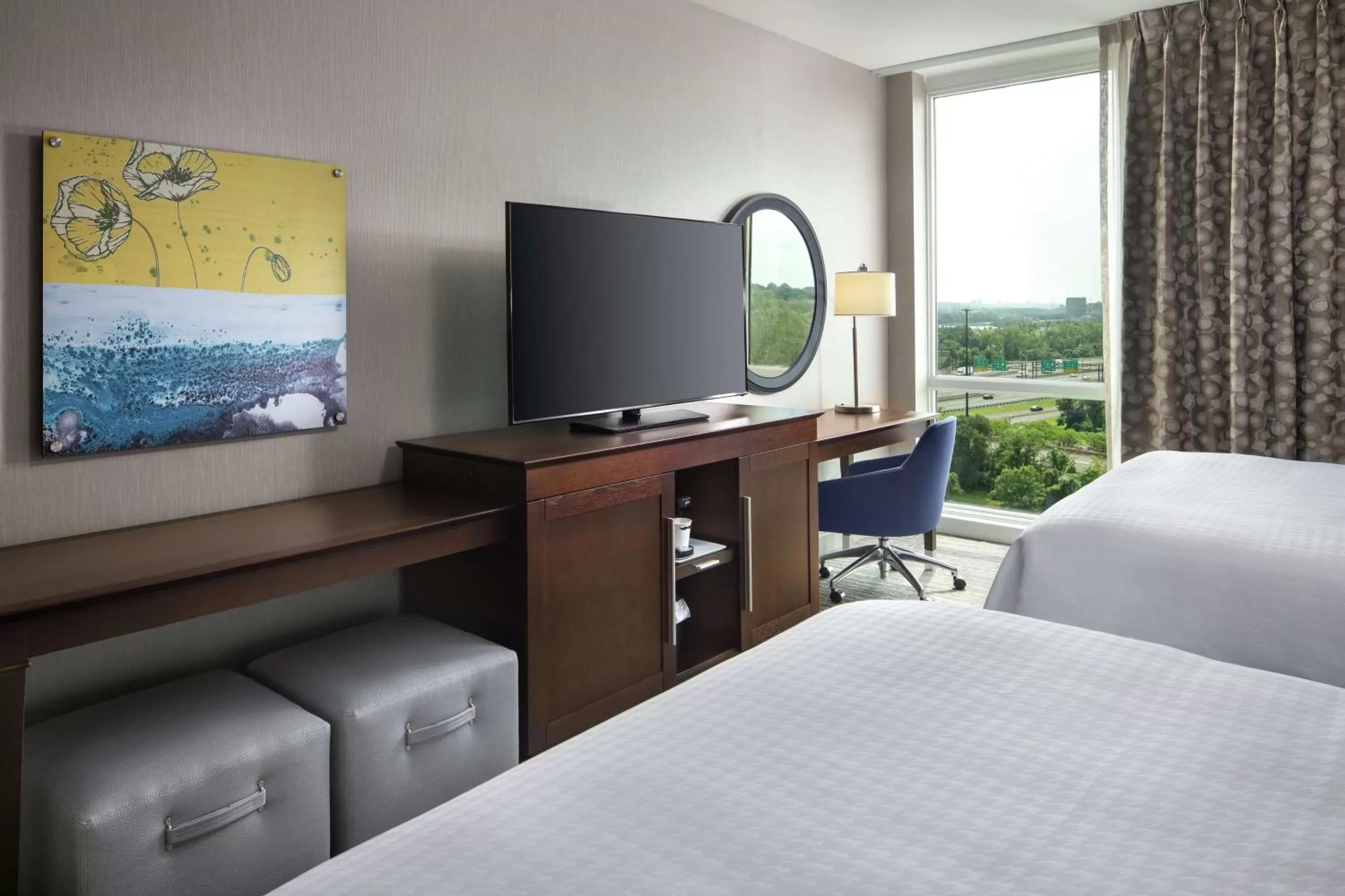 Queen Room with Two Queen Beds - Non-Smoking in Hampton Inn & Suites Teaneck/Glenpointe