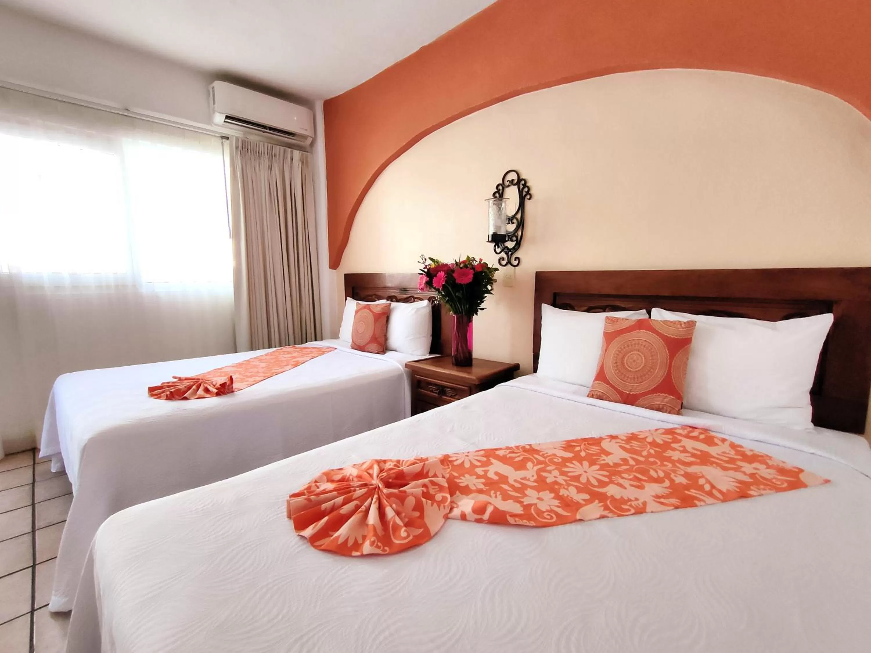 Standard Double Room with Two Double Beds in Hotel El Pescador