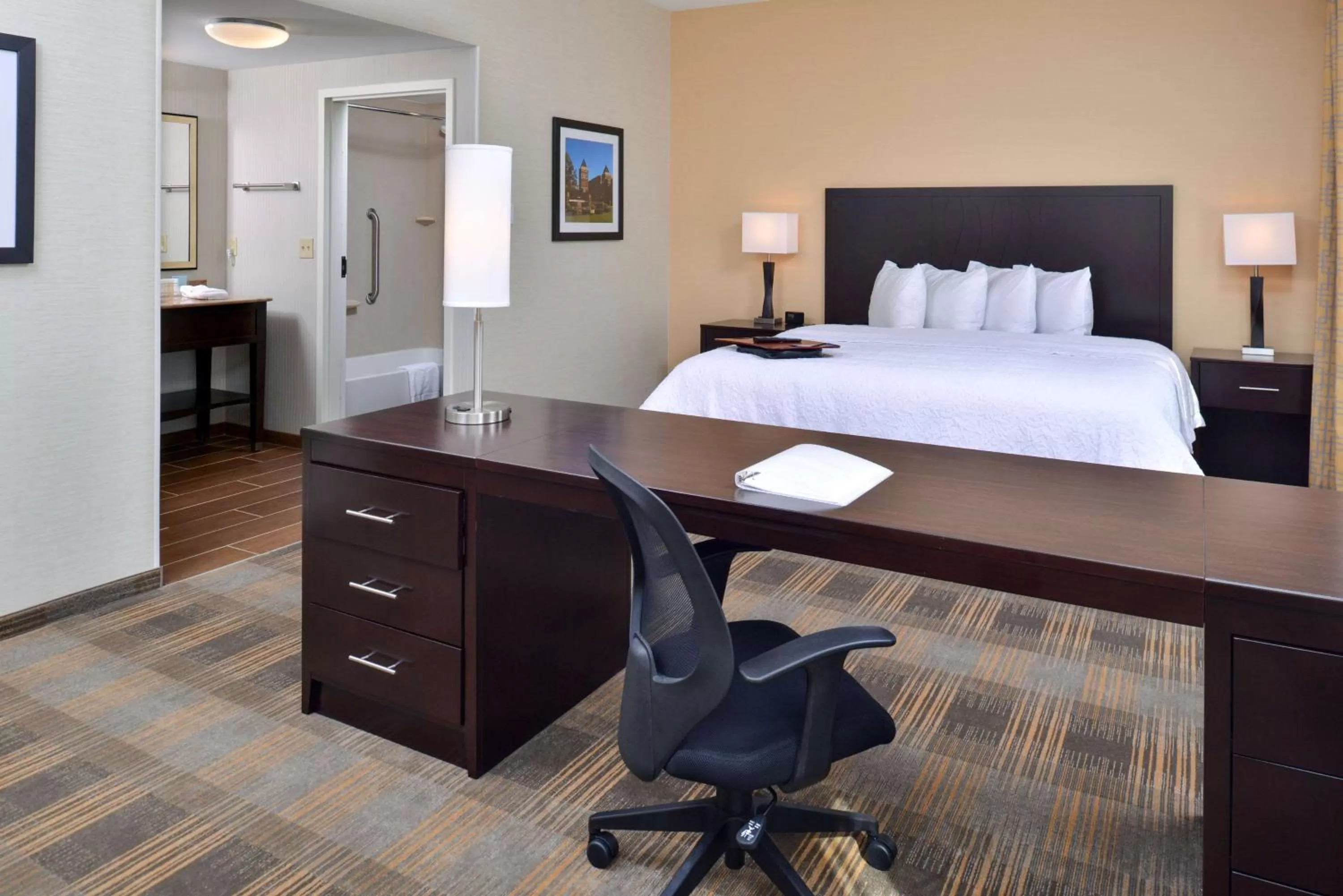 King Studio Suite - Non Smoking in Hampton Inn & Suites California University-Pittsburgh