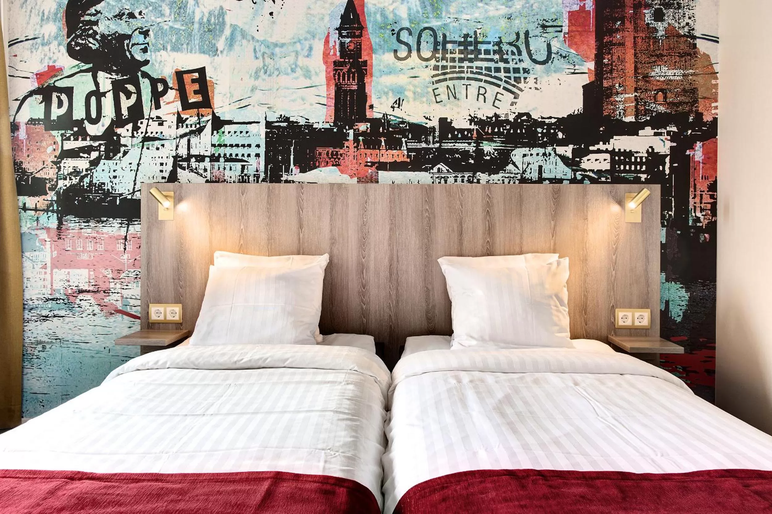 Good Morning Twin Room in Good Morning + Helsingborg