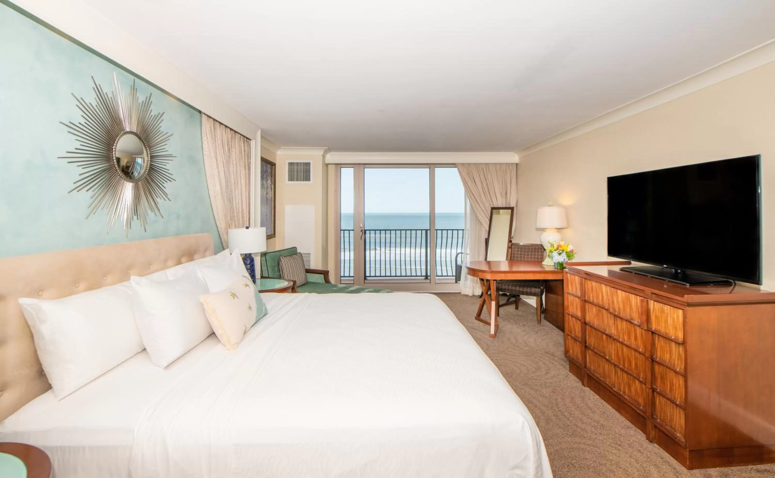 Oceanfront Corner King Balcony in One Ocean Resort and Spa