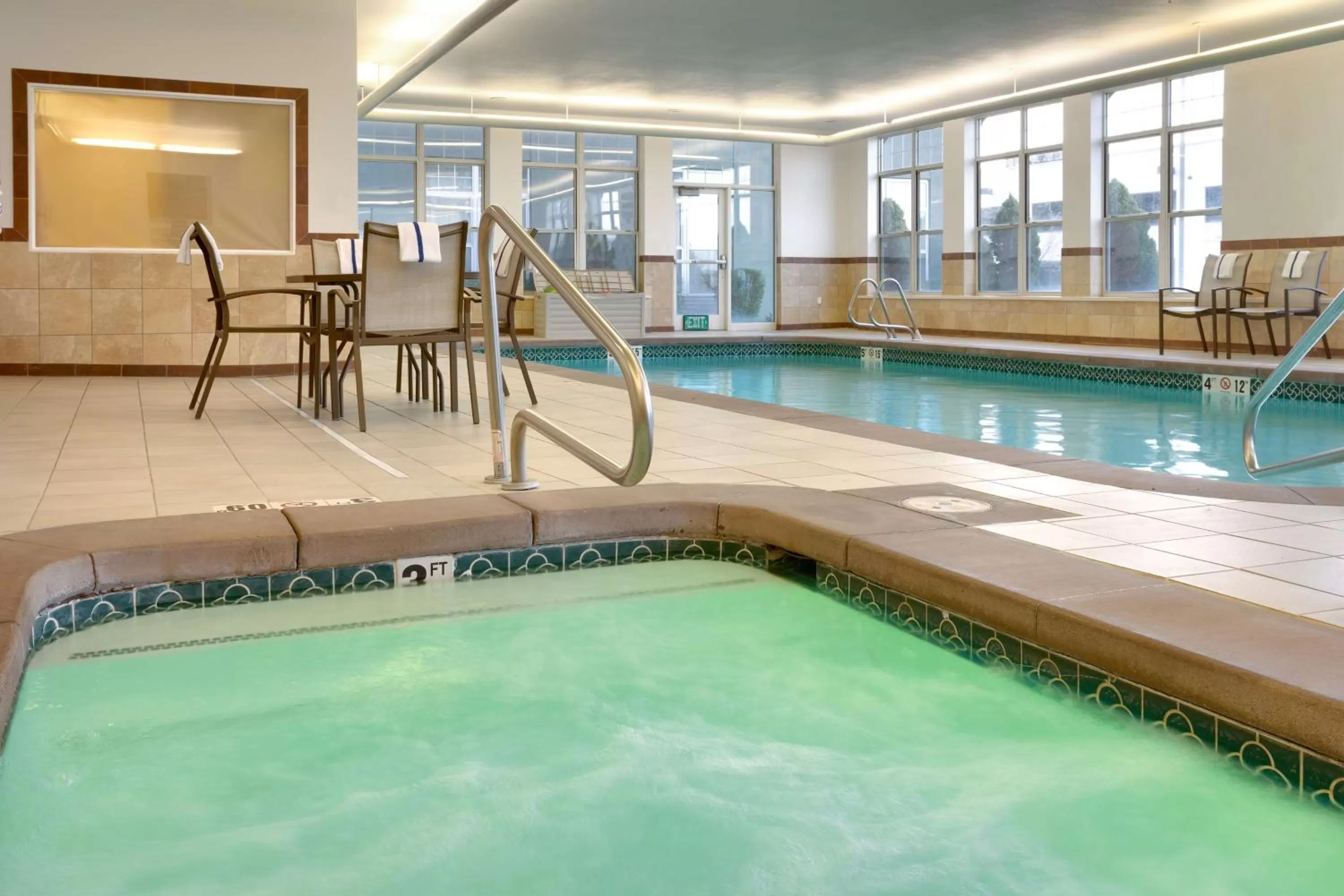 Pool view in Hampton Inn & Suites Orem/Provo