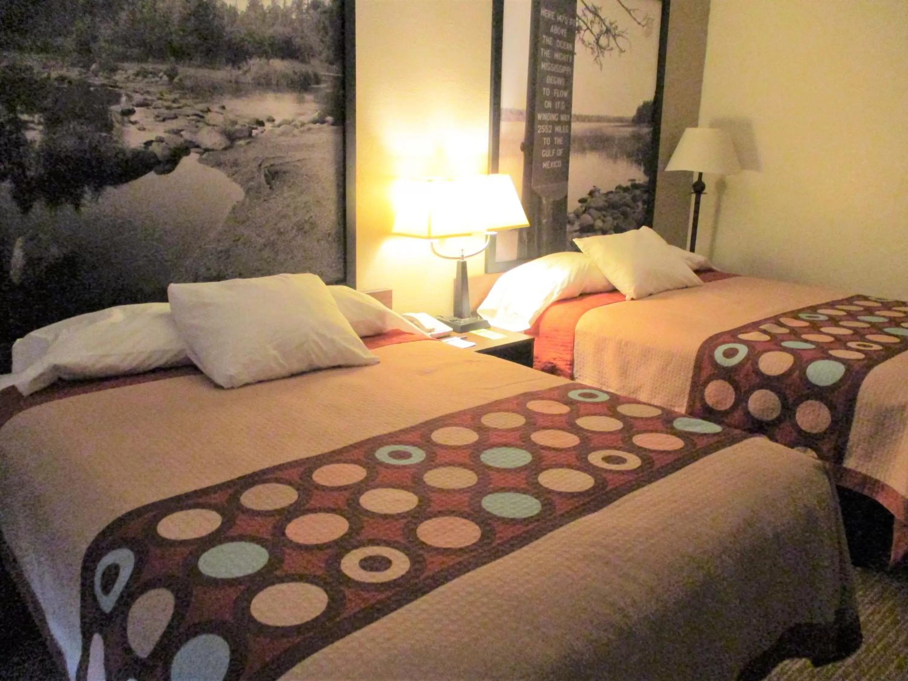 Double Room with Two Double Beds - Non-Smoking in Super 8 by Wyndham Bemidji MN