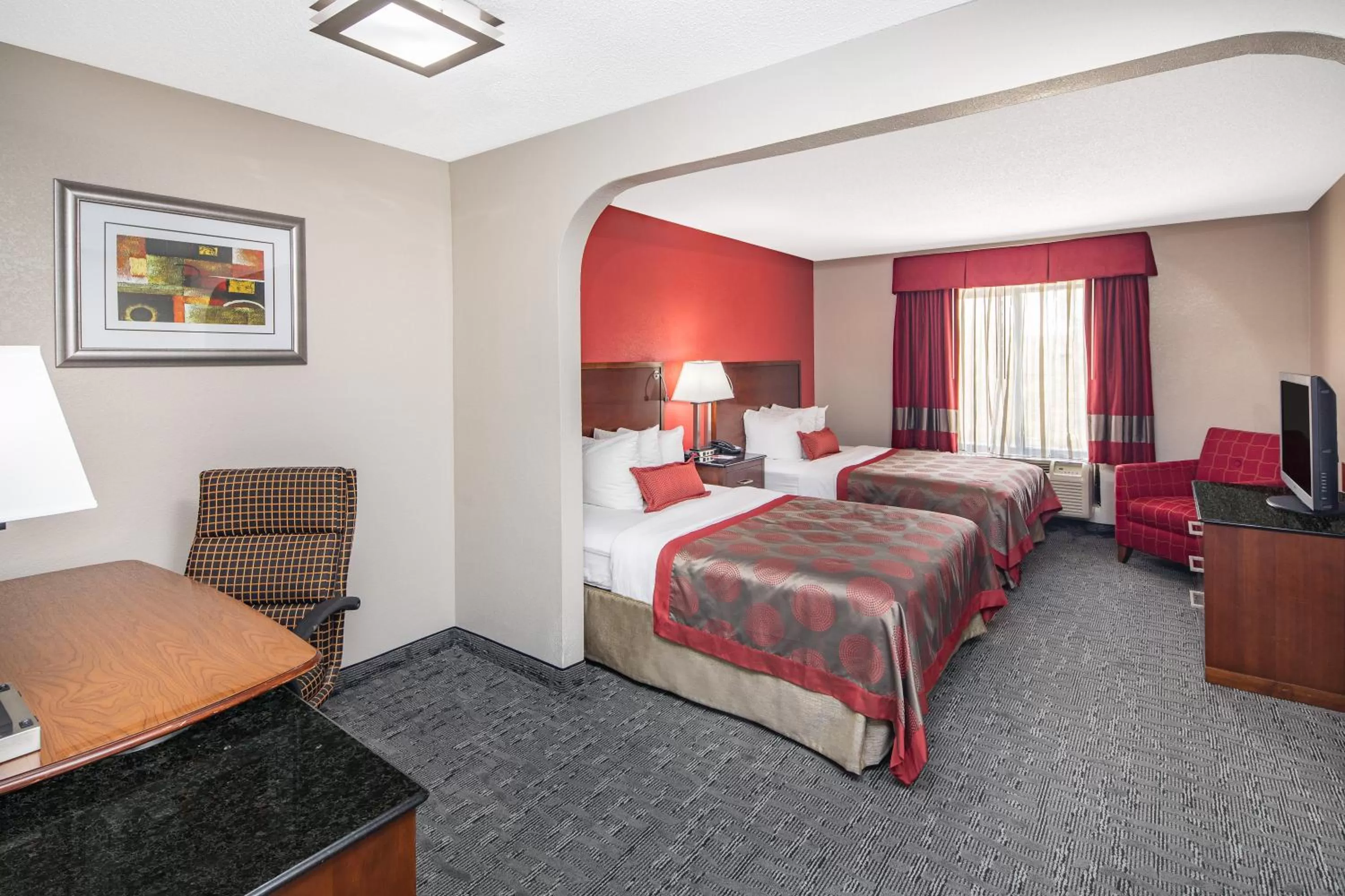One-Bedroom Suite with Two Double Beds - Non-Smoking in Ramada by Wyndham Alpharetta Atlanta North