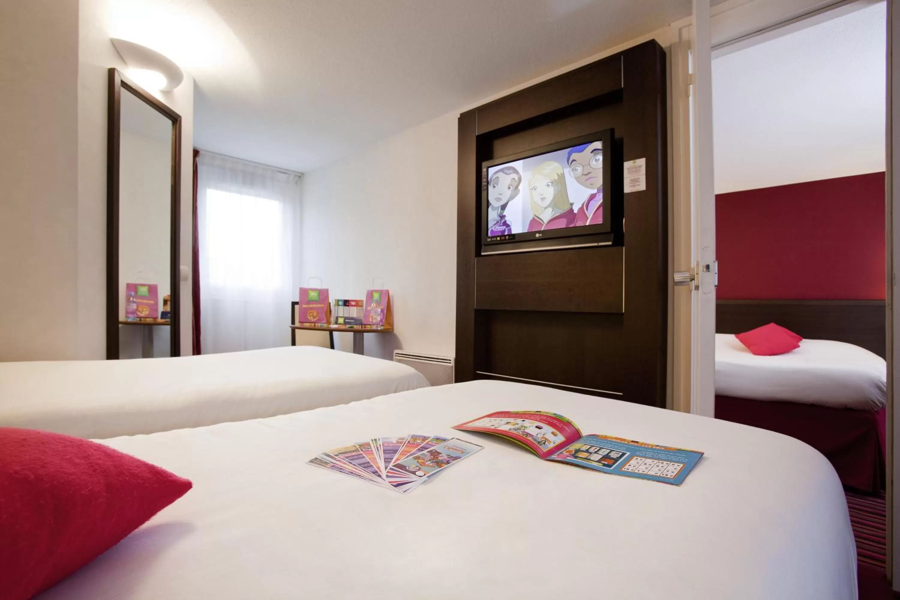 Standard Family Suite with 2 Connecting Rooms in ibis Styles Belfort Centre