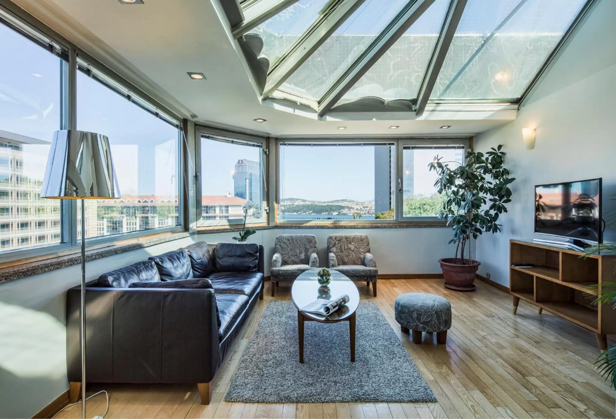 Penthouse with Bosphorus View in Taxim Suites Residences Istanbul