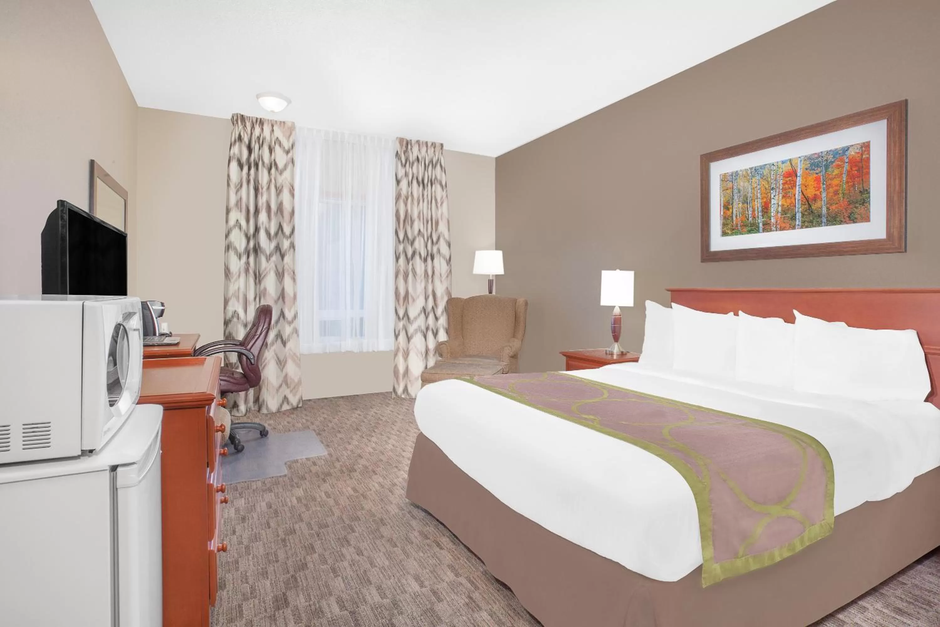Queen Room - single occupancy - Disability Access/Non-Smoking in Super 8 by Wyndham Athabasca AB