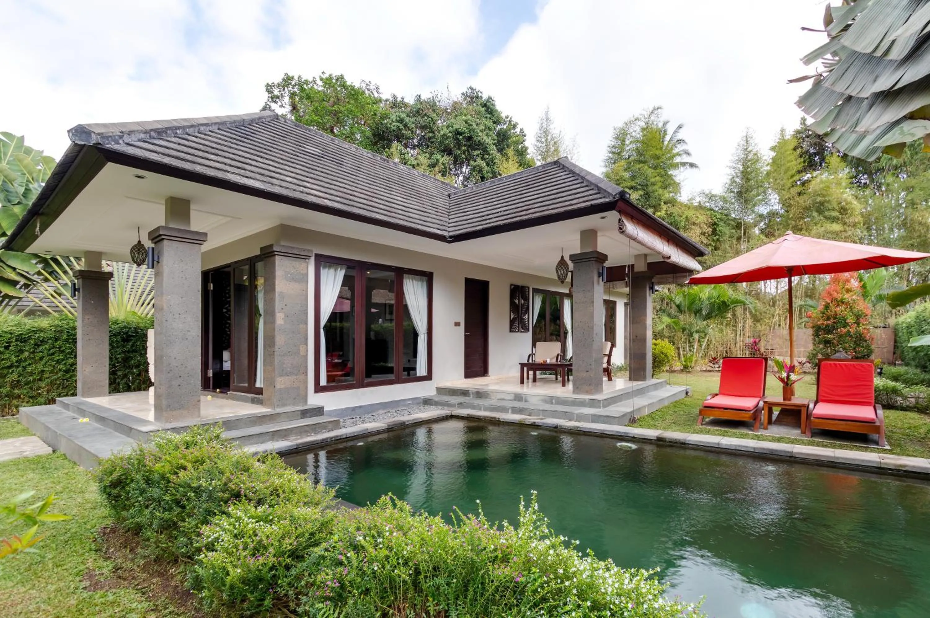 One-Bedroom Villa with Private Pool in Suara Air Luxury Villa Ubud