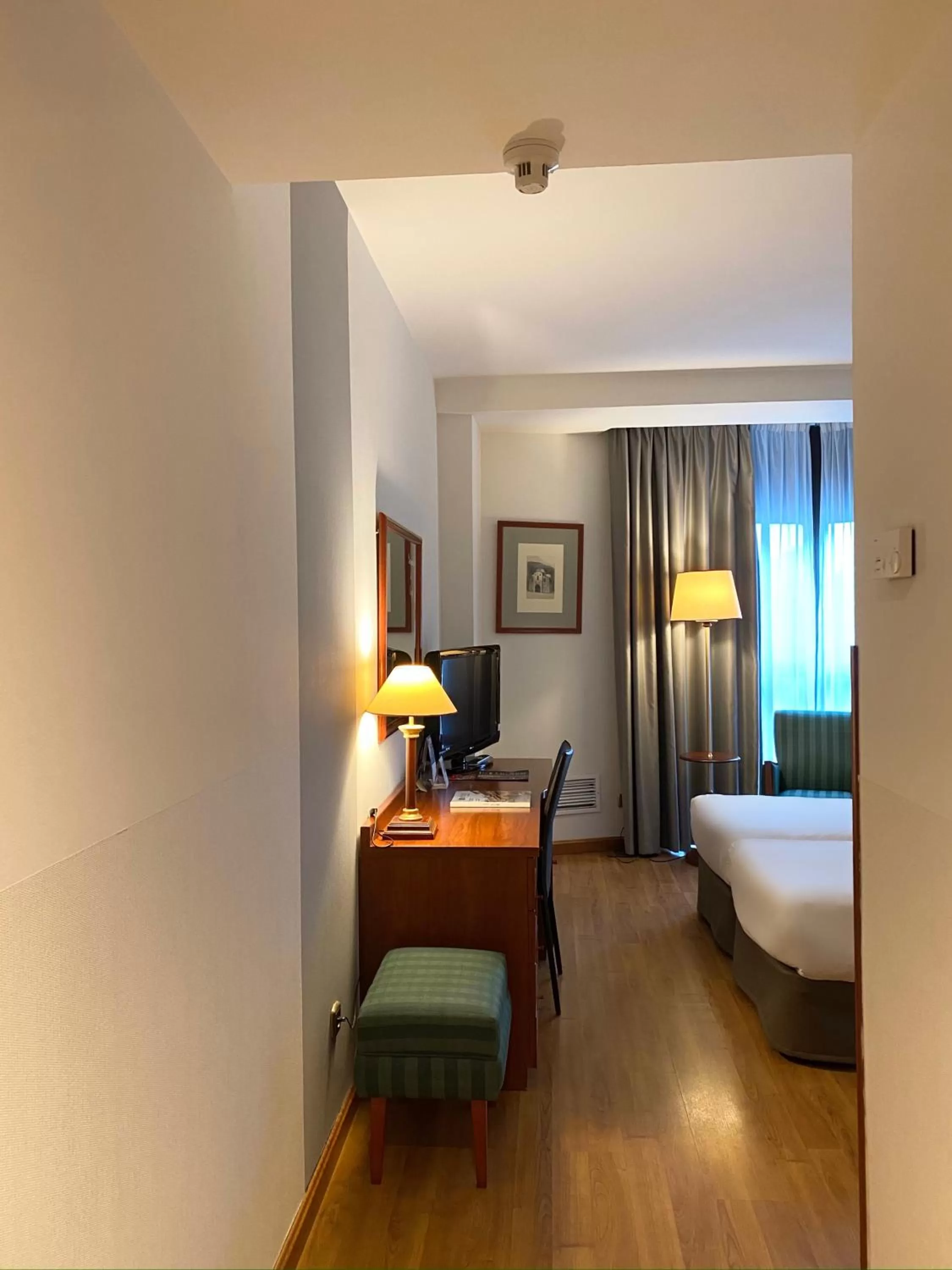 Budget Twin Room in Hotel Zentral Gijón Rey Pelayo