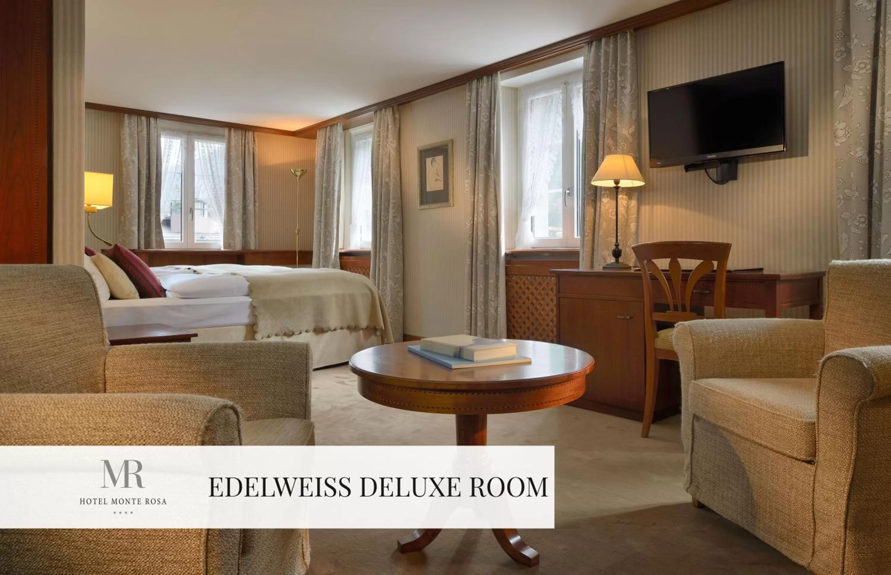 Deluxe Twin Room in Monte Rosa Boutique Hotel