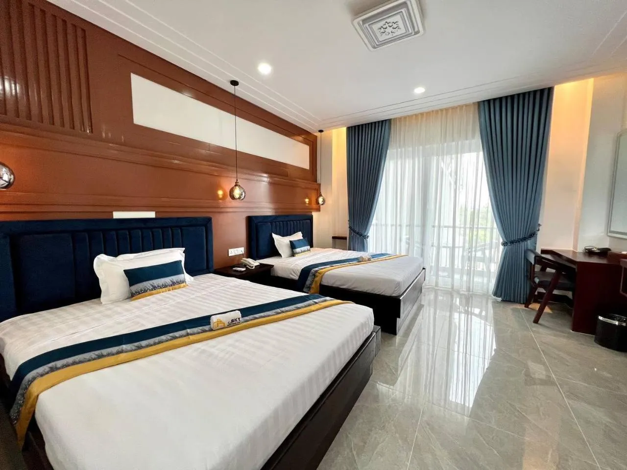 Superior Twin Room in Sky Boutique Kampot