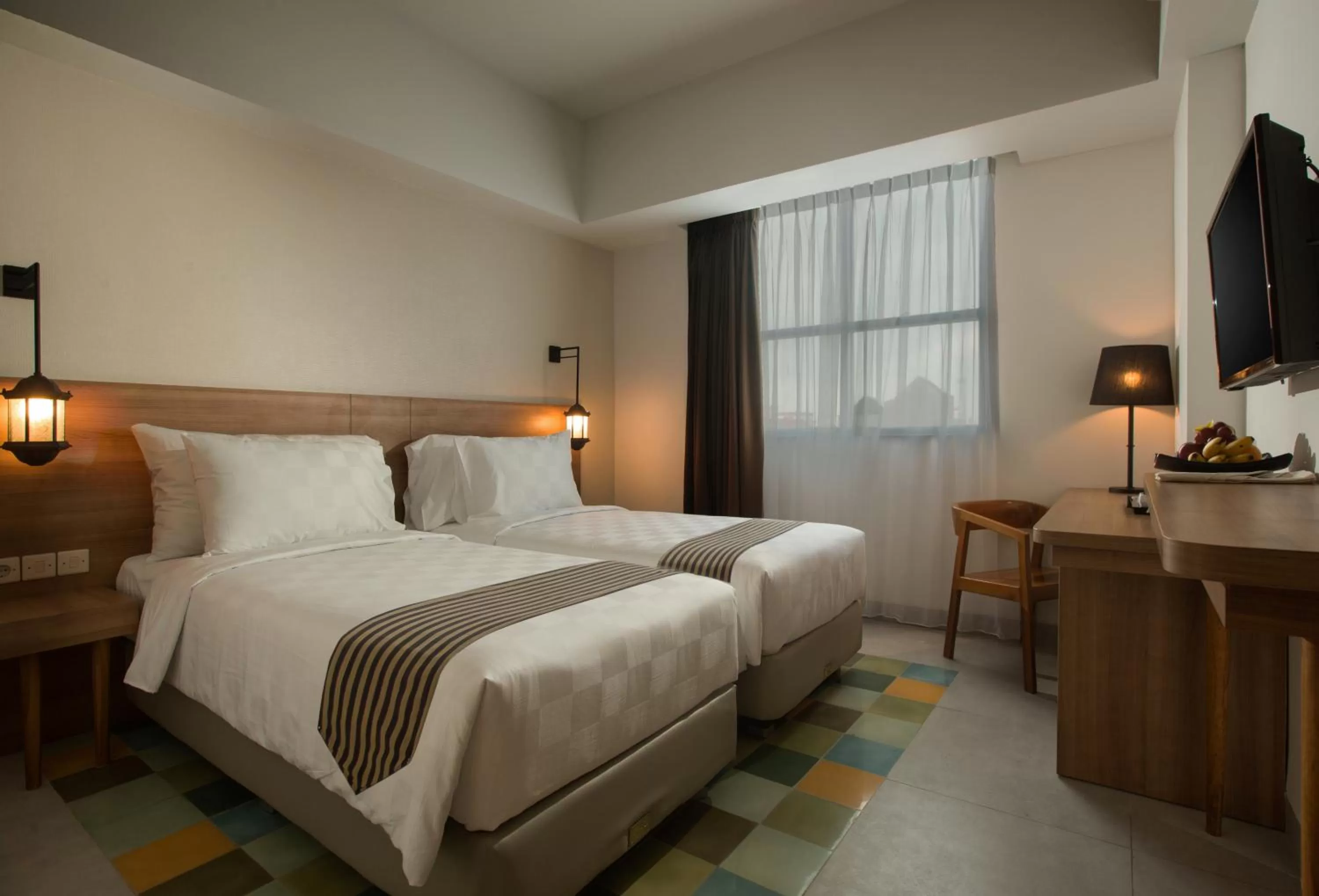 Deluxe Twin Room in KHAS Tugu Hotel Yogyakarta