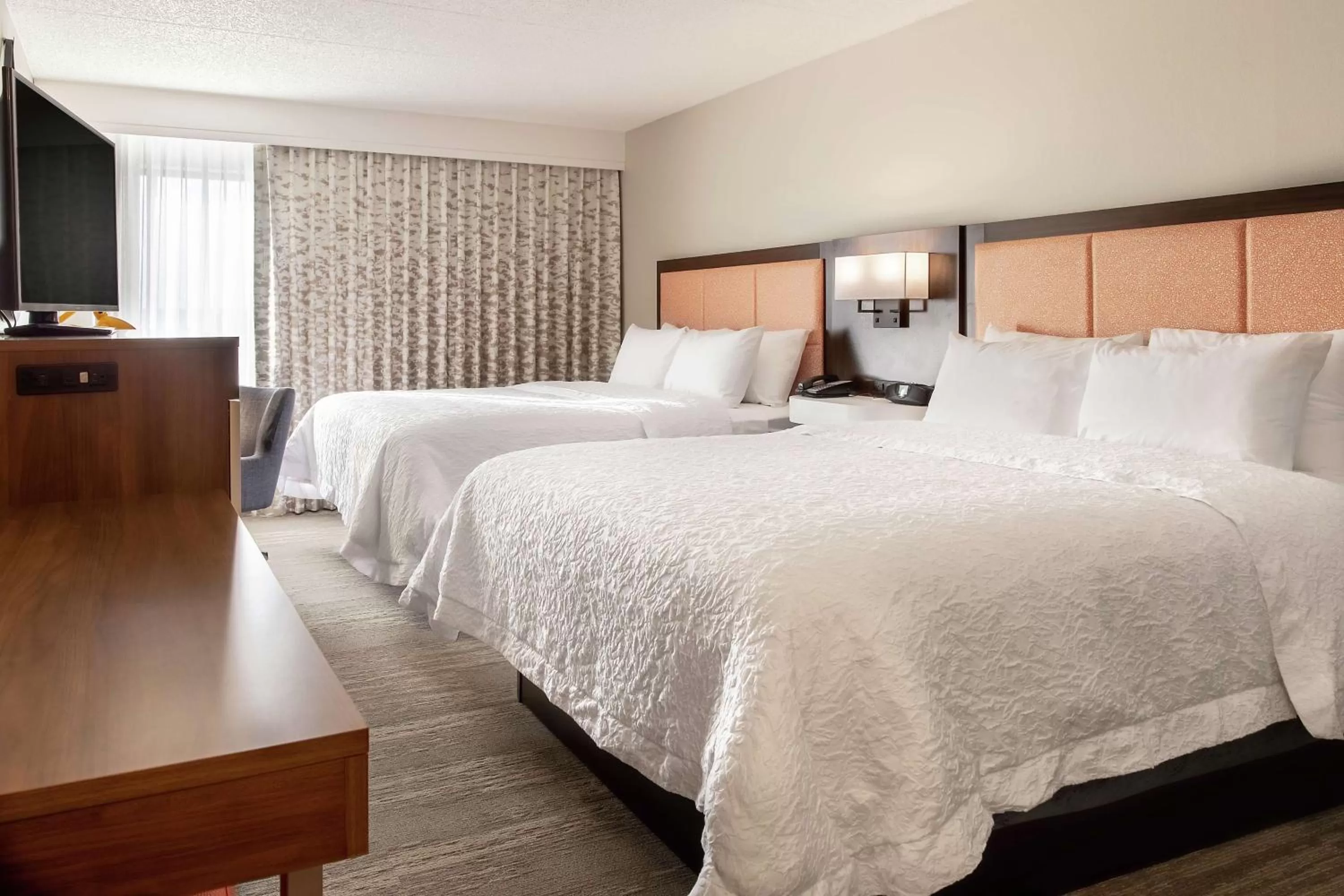 Queen Room with Two Queen Beds in Hampton Inn Rockford