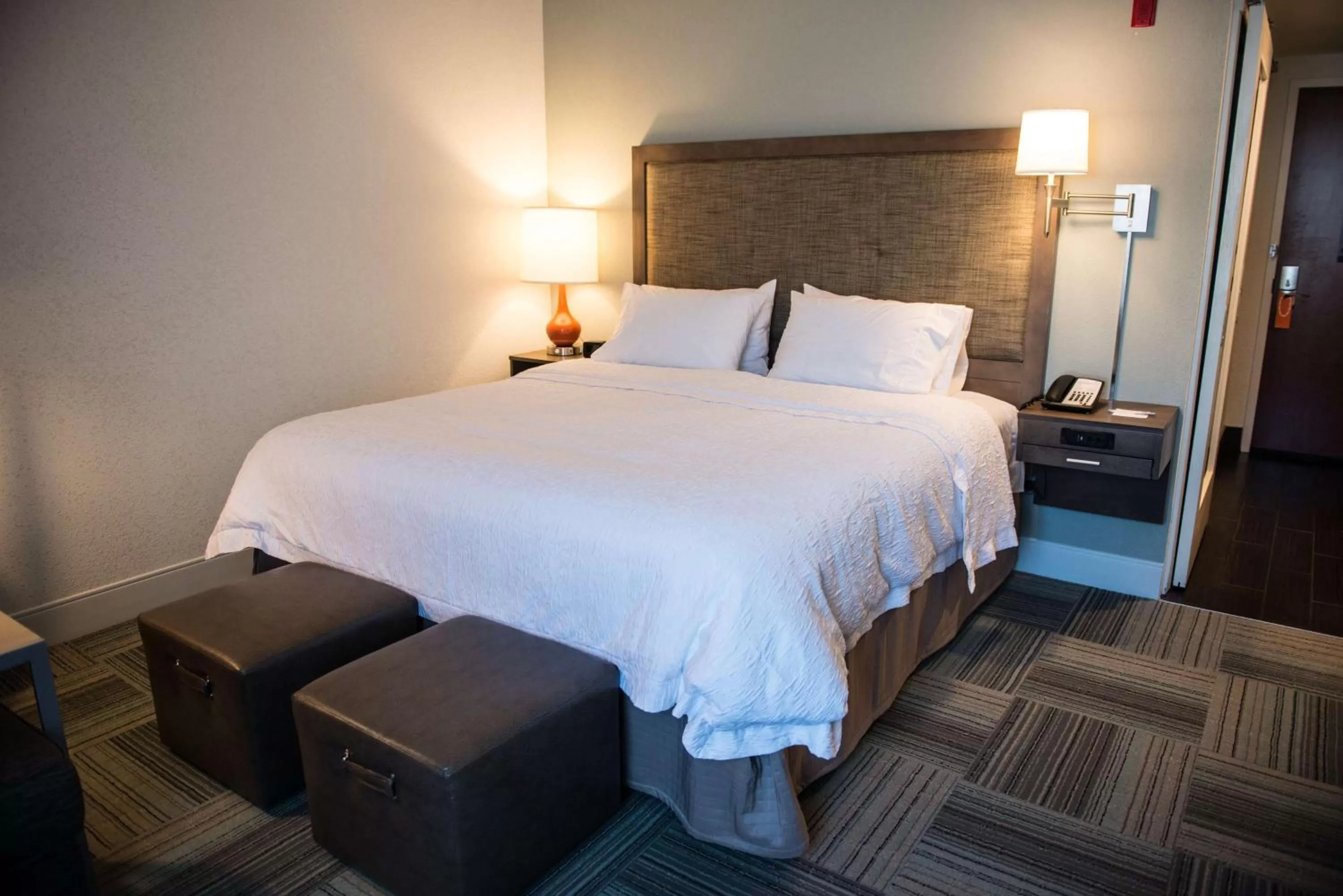 King Studio with Roll-In Shower - Mobility and Hearing Access/Non-Smoking in Hampton Inn Bainbridge, GA