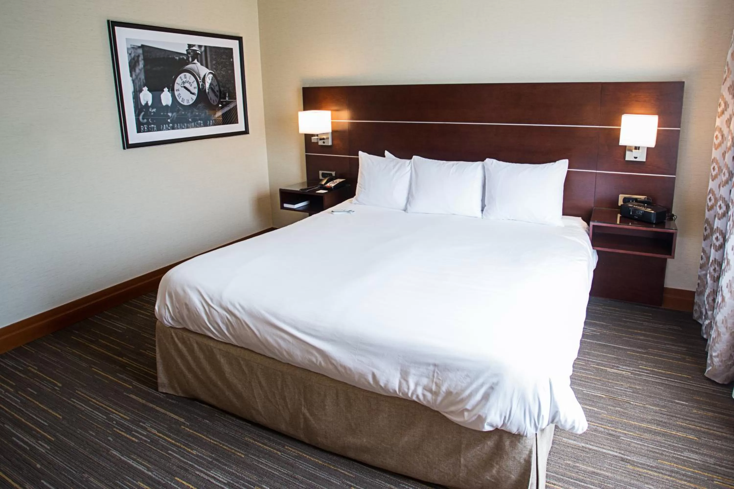 1 King Bed, Mobility Accessible Suite, Roll-In Shower, Non-Smoking in Wyndham Moline on John Deere Commons