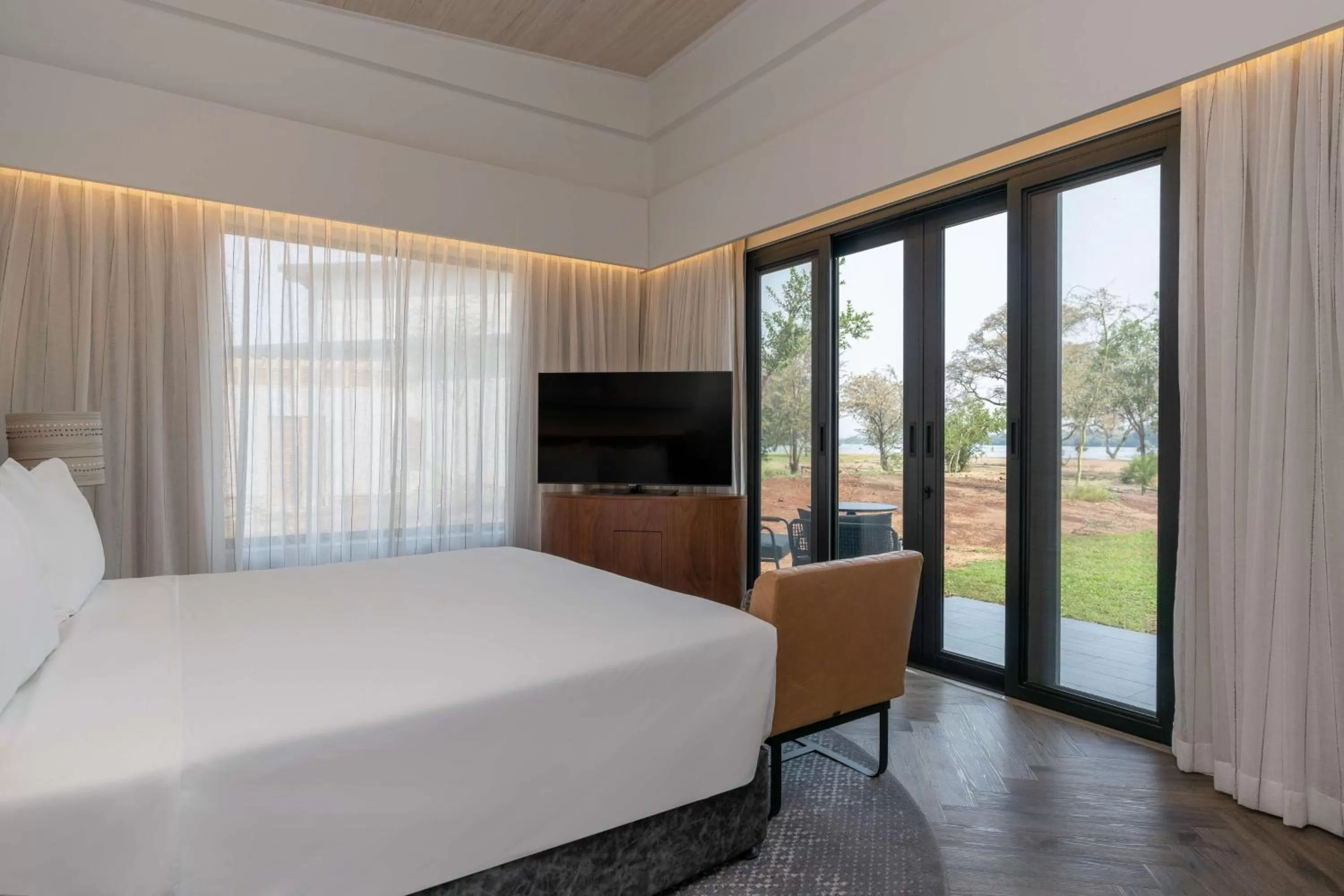 Villa Suite with Zambezi River View and Terrace in Radisson Blu Mosi-oa-Tunya Livingstone Resort