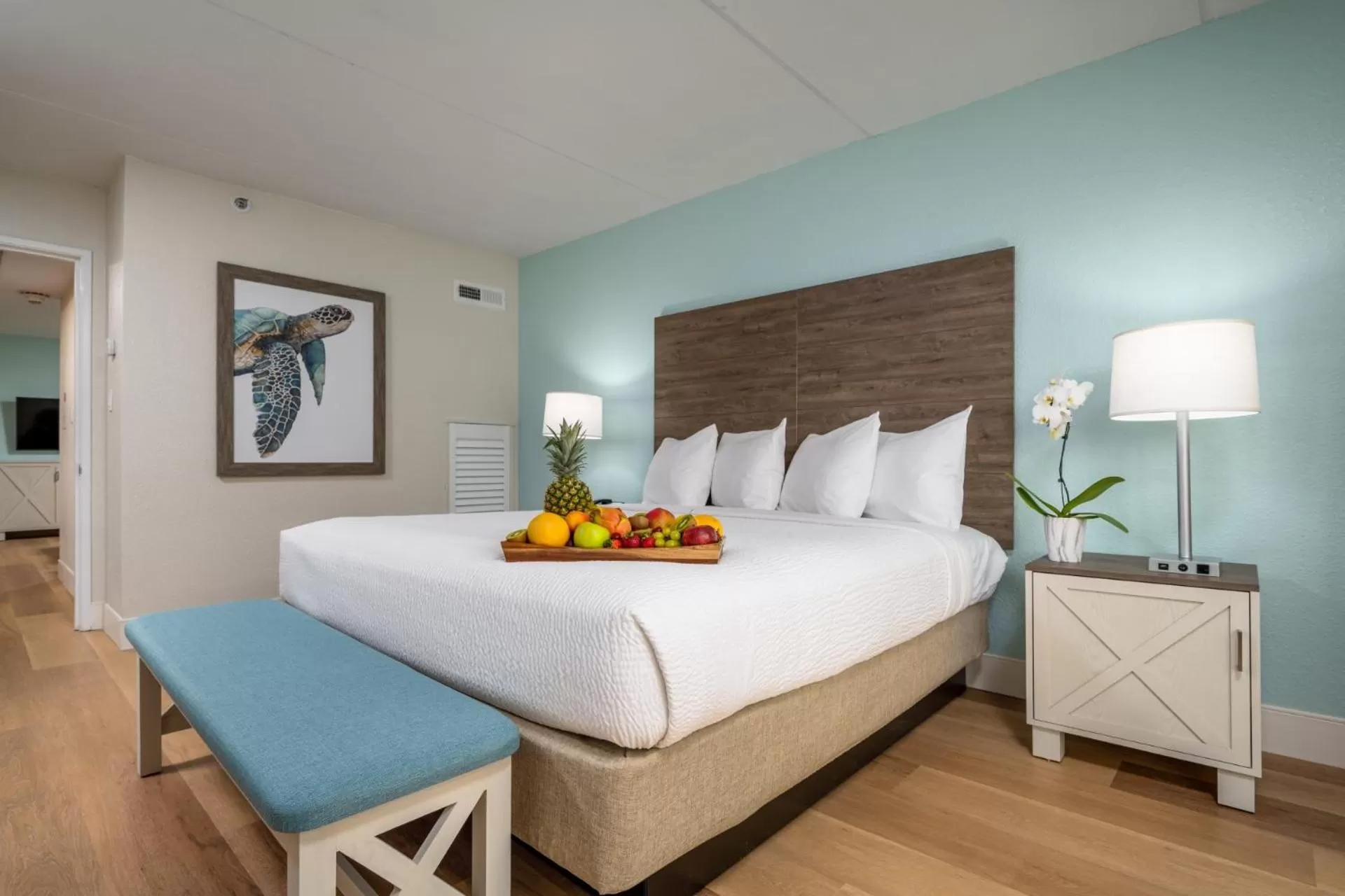 King Suite with Partial Ocean View in Princess Royale Oceanfront Resort