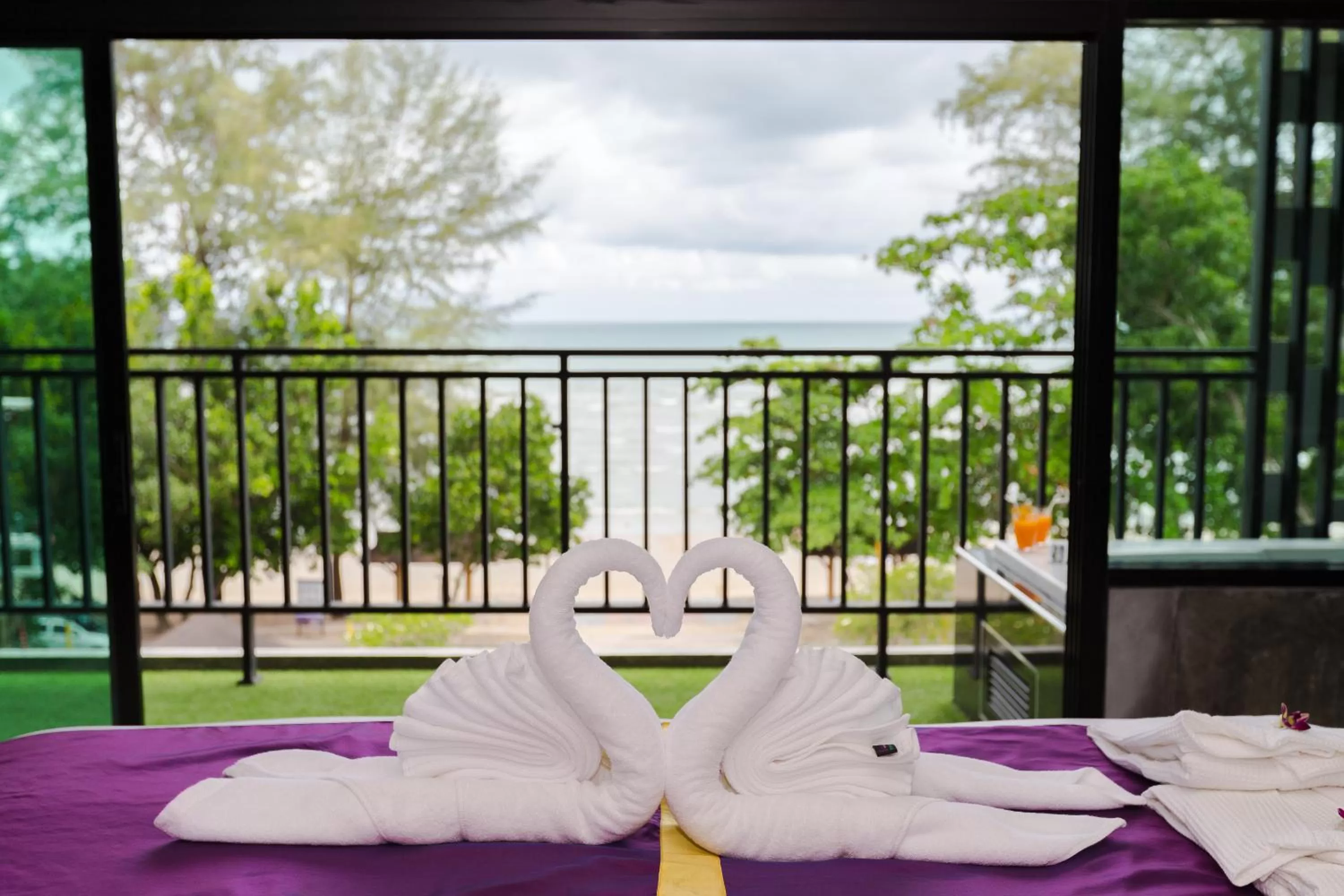 Grand Deluxe Double or Twin Room with Sea View in Maneetel Krabi Beachfront-SHA Plus