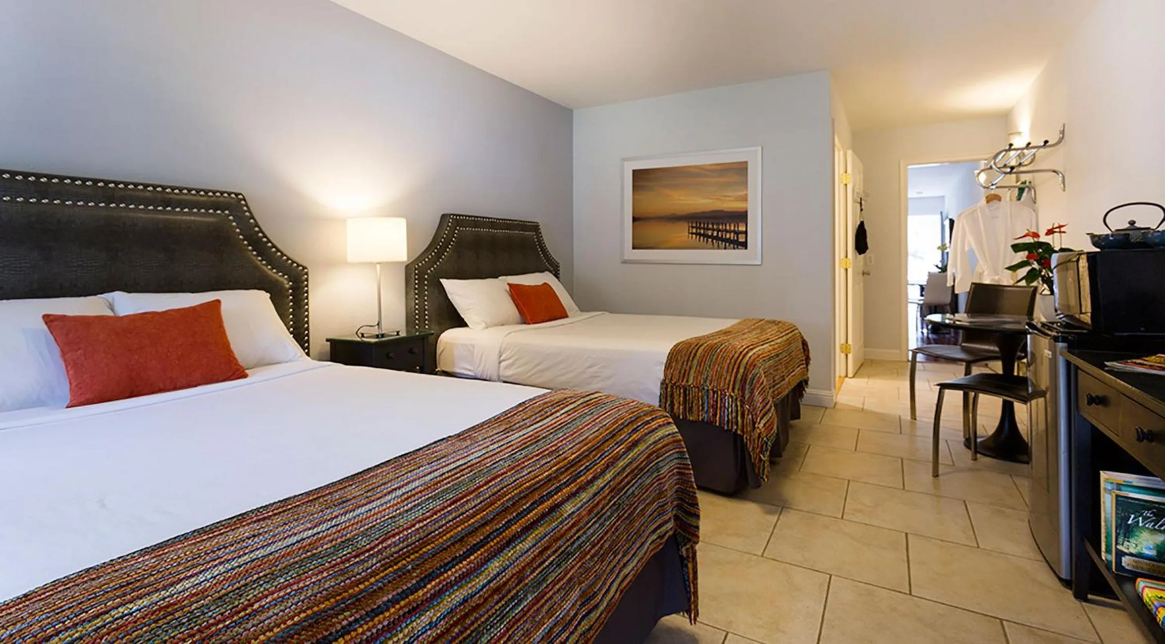 Mountain View Room with Two Double Beds in The Lodge at Blue Lakes