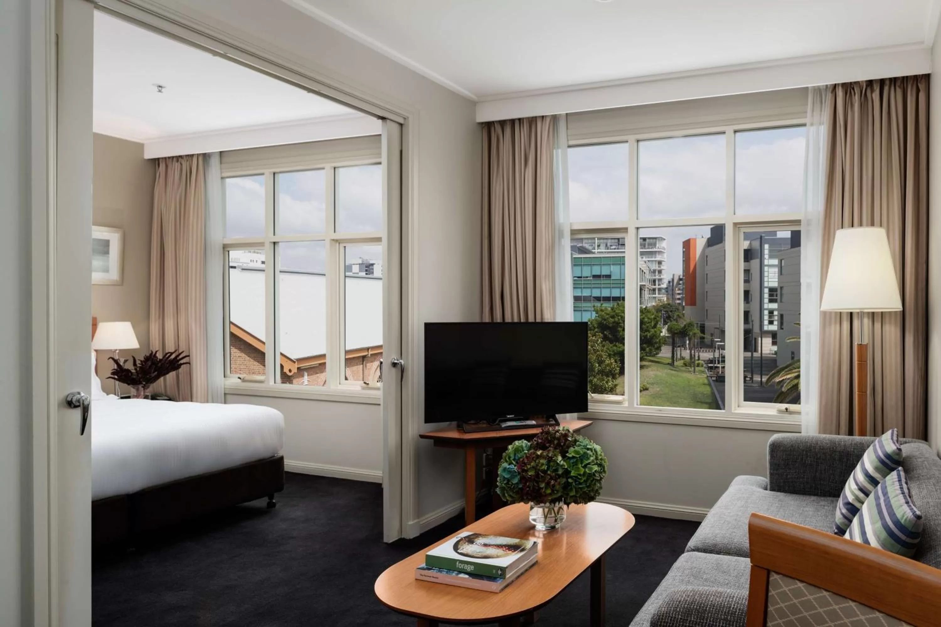 King Suite with City View in Rydges Newcastle
