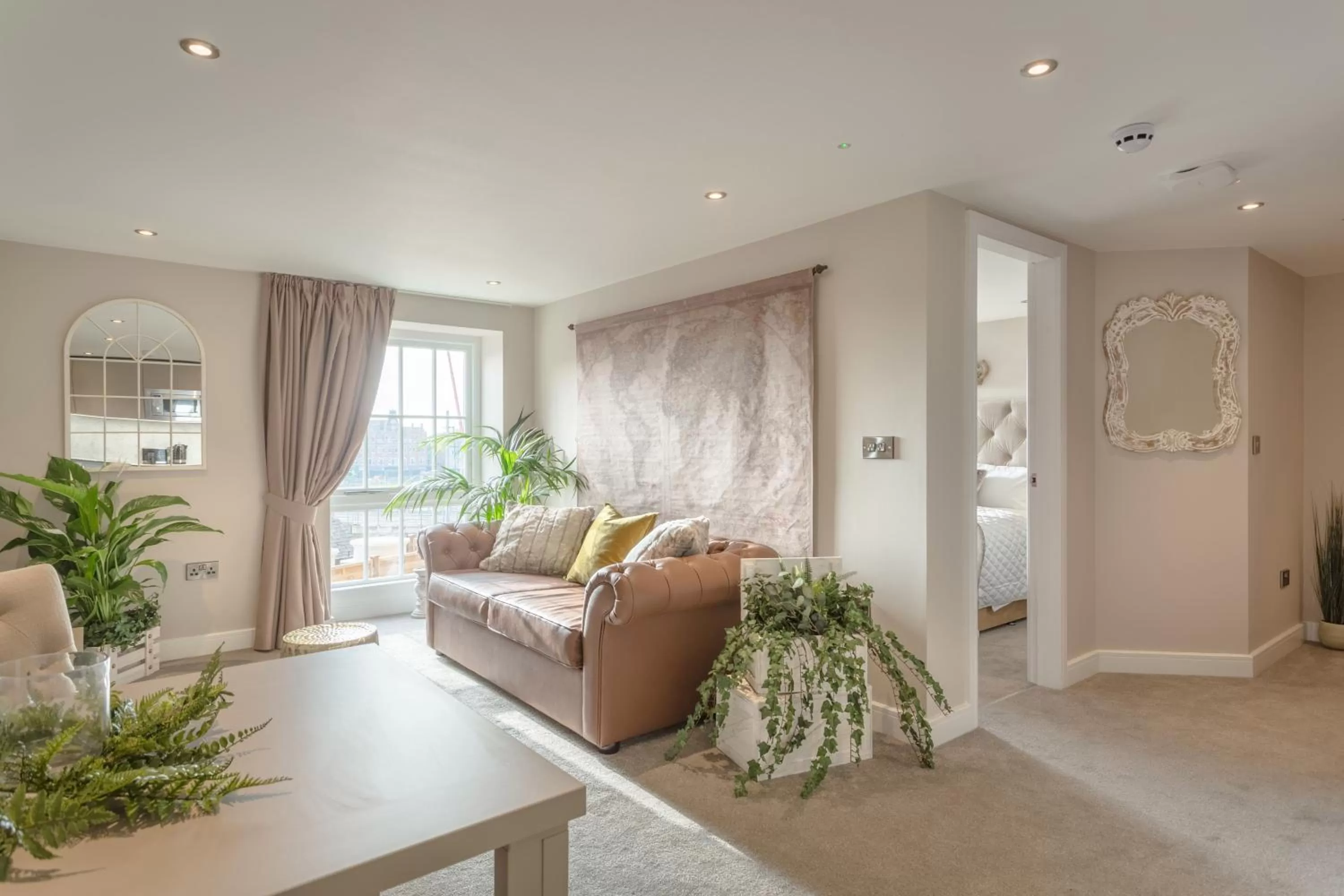 Living room in Heritage Mews Nottingham