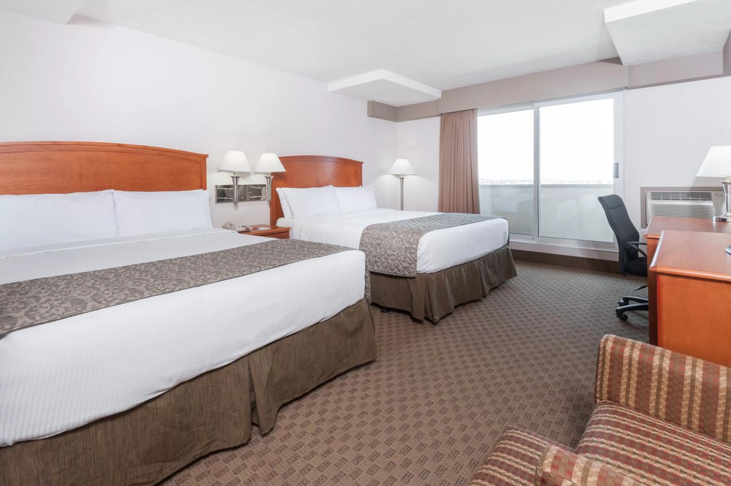 Deluxe Queen Room with Two Queen Beds - Non-Smoking in Ramada by Wyndham Edmonton South