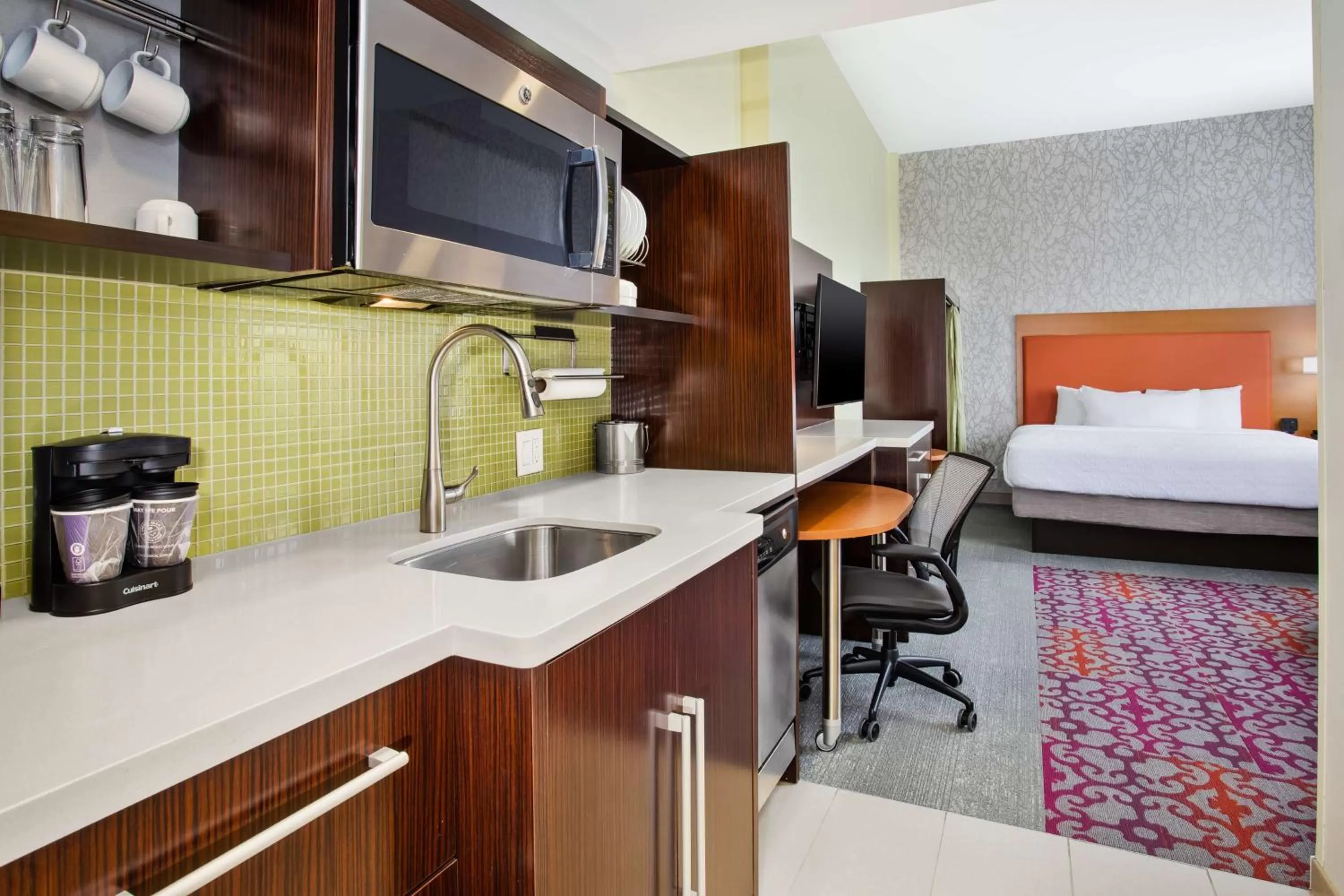 Corner King Studio Suite with City View - Non-Smoking in Home2 Suites by Hilton San Antonio Downtown - Riverwalk, TX