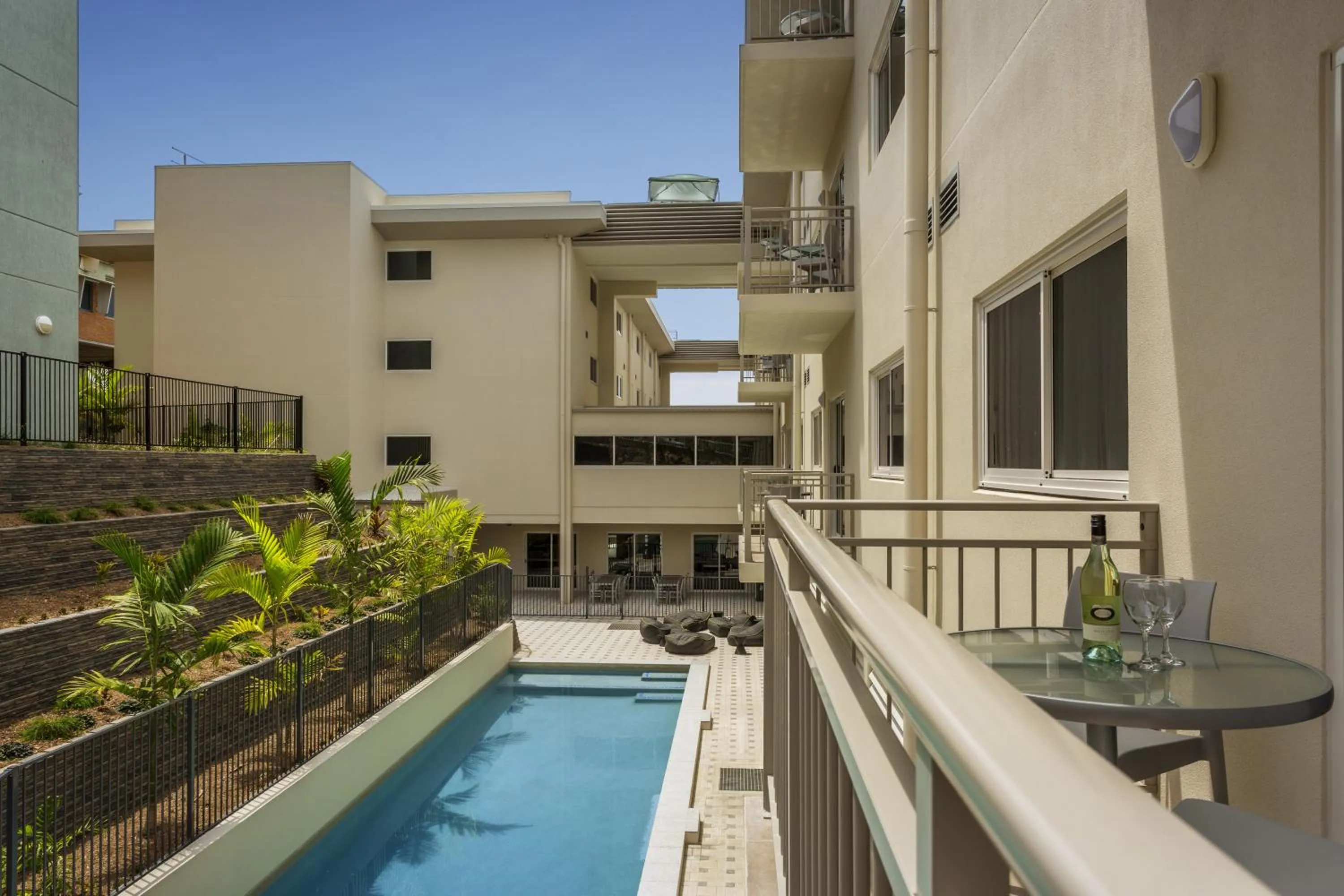 One-Bedroom Apartment with Balcony in Quest Townsville on Eyre