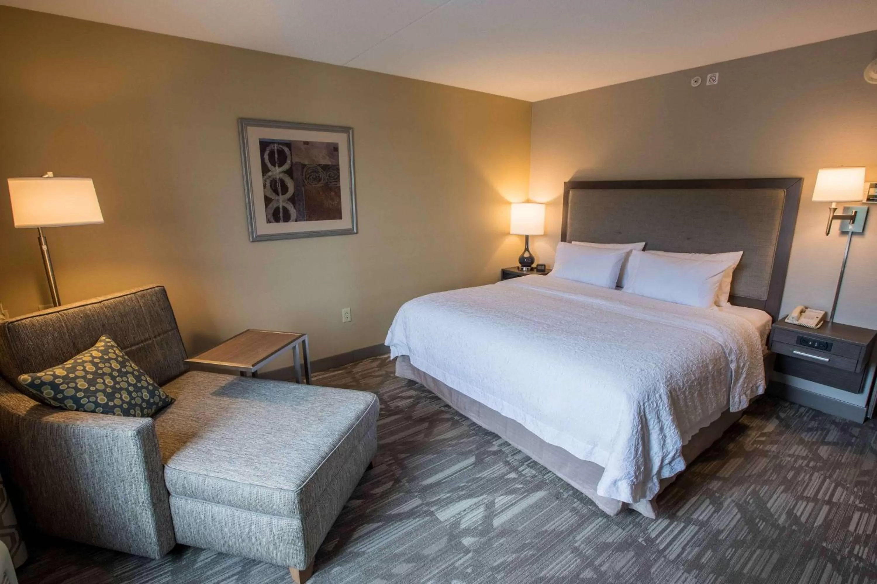 King Room with Shower - Non-Smoking in Hampton Inn & Suites Tilton