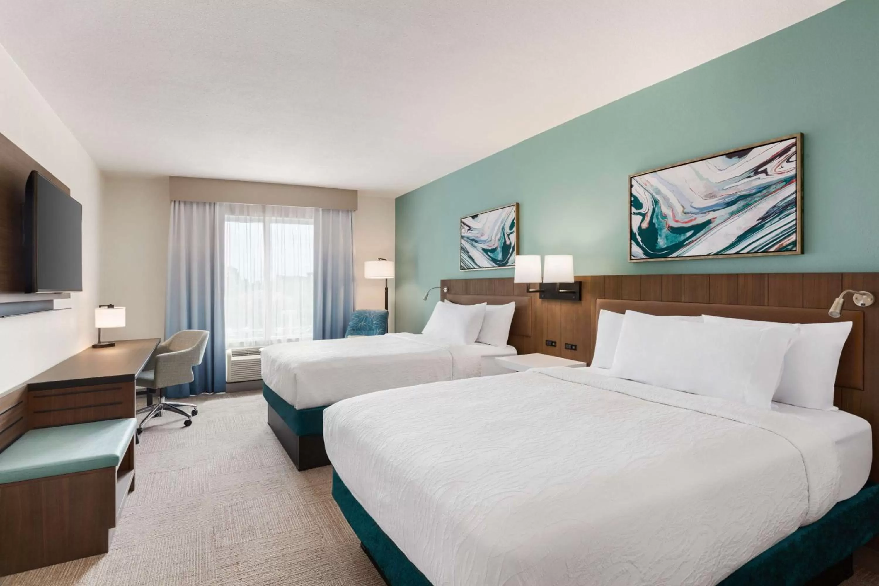 Queen Room with Two Queen Beds in Hilton Garden Inn Houston Energy Corridor