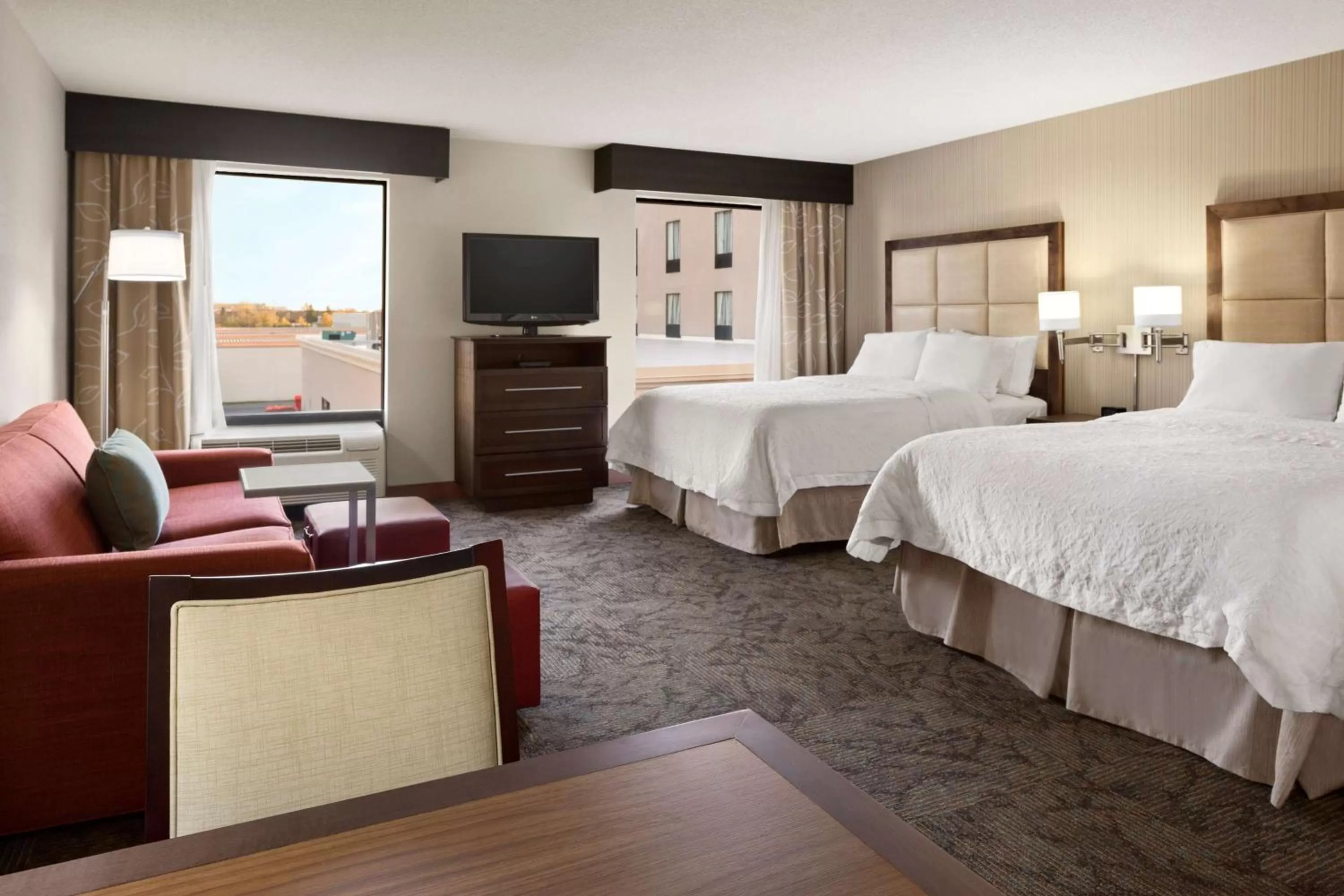 Room with Two Queen Beds - Non-Smoking in Hampton Inn & Suites Detroit Sterling Heights