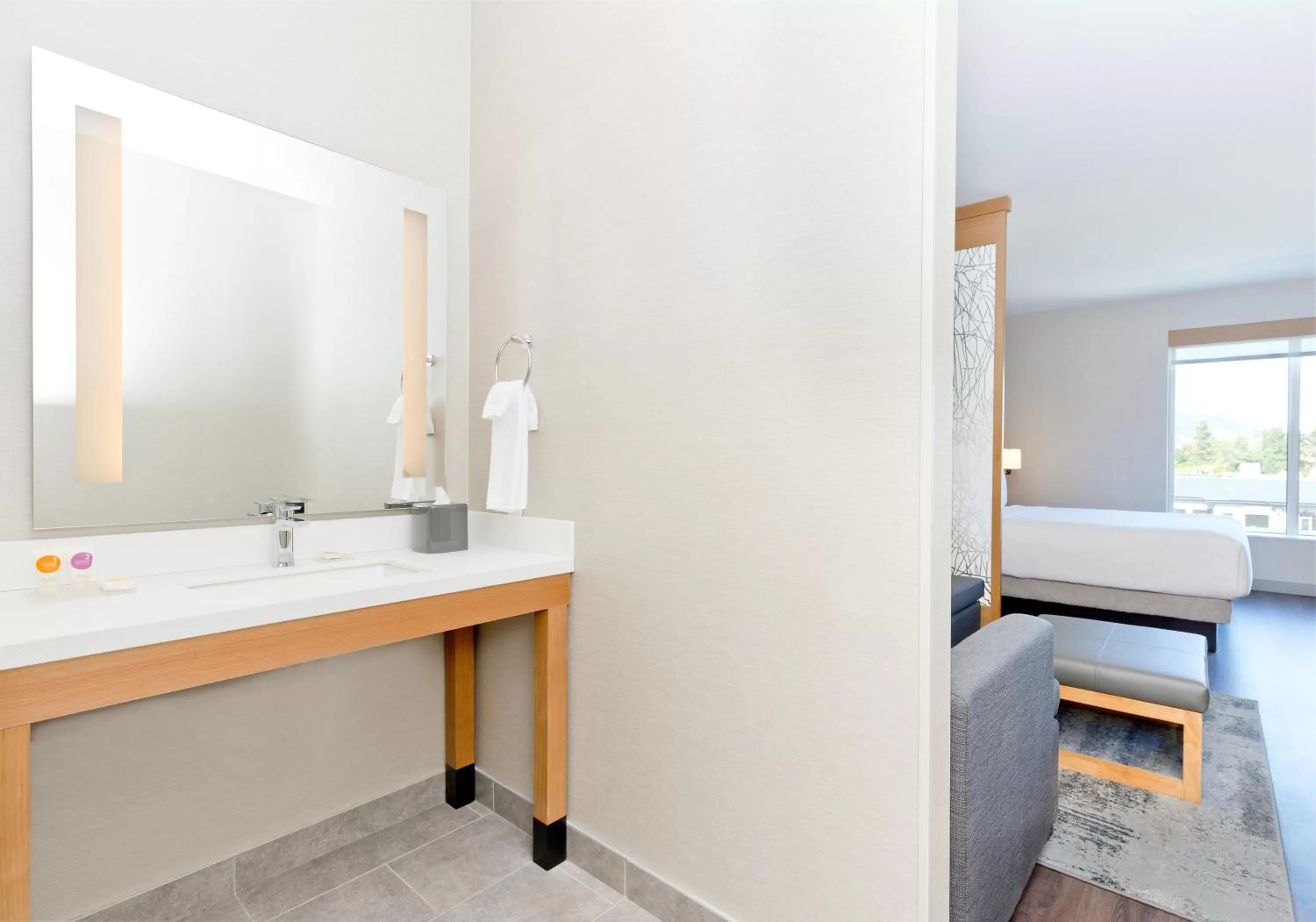 King Room with Sofa Bed and Shower - Disability Access in Hyatt Place Kelowna