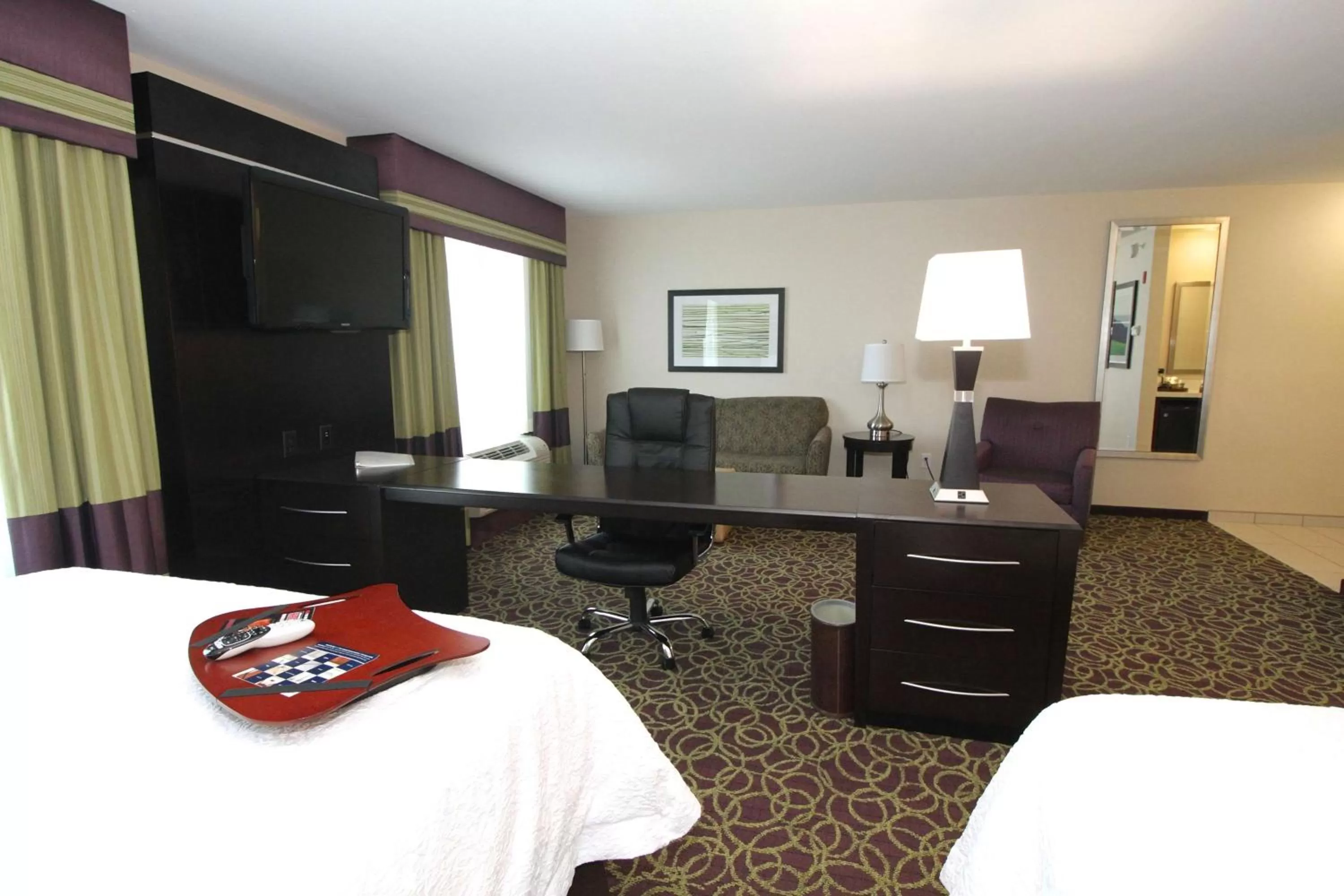 Queen Studio Suite with Two Queen Beds - Non-Smoking in Hampton Inn and Suites Sandusky/Milan