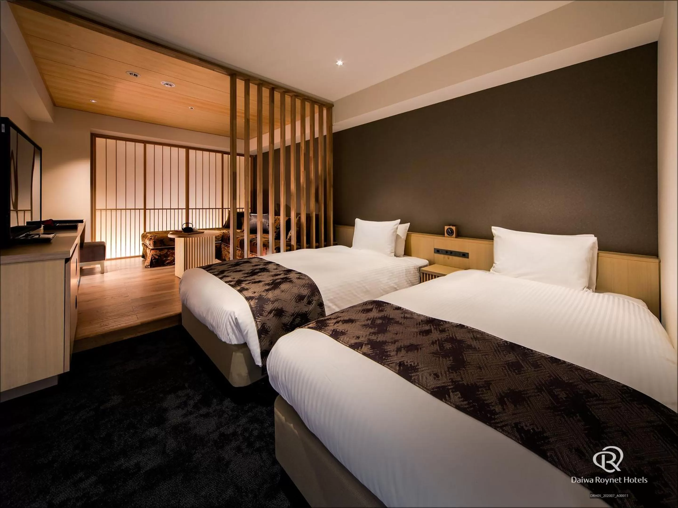 Executive Twin Room with 2 Sofa Beds - single occupancy - Non-Smoking in Daiwa Roynet Hotel Kyoto Ekimae PREMIER