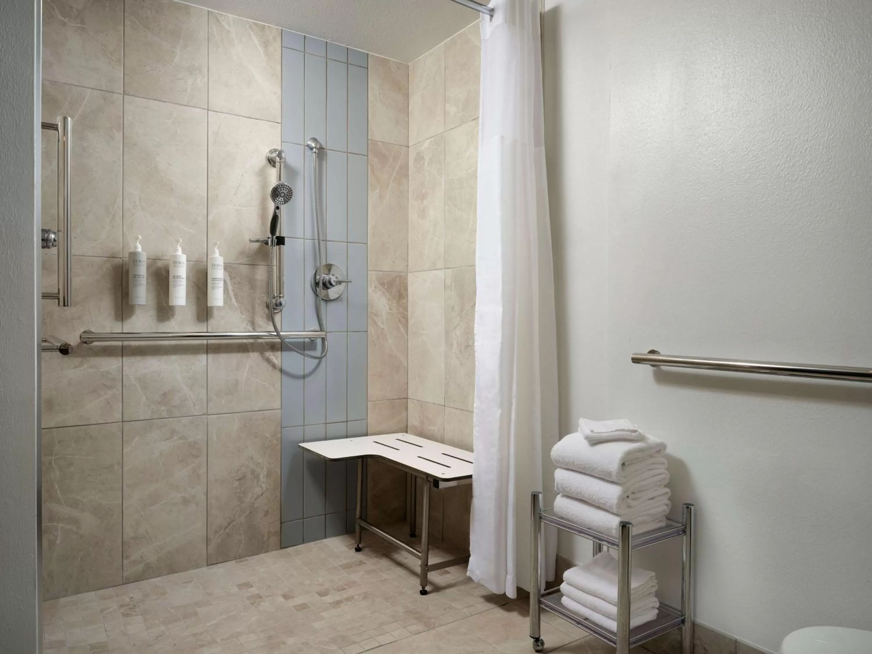 King Room - Disability Access/Roll in Shower in Hampton Inn & Suites Austin - Downtown
