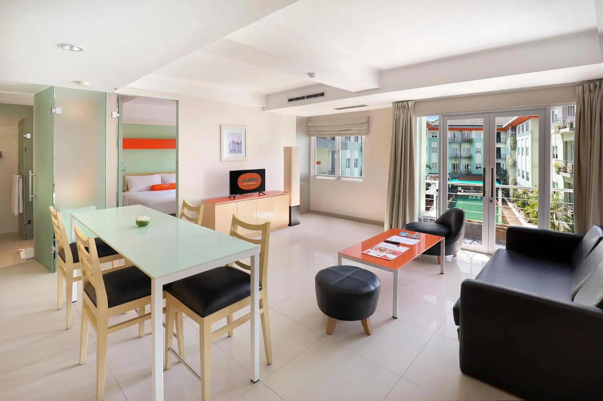 One-Bedroom HARRIS Residence in HARRIS Hotel & Residences Riverview Kuta, Bali